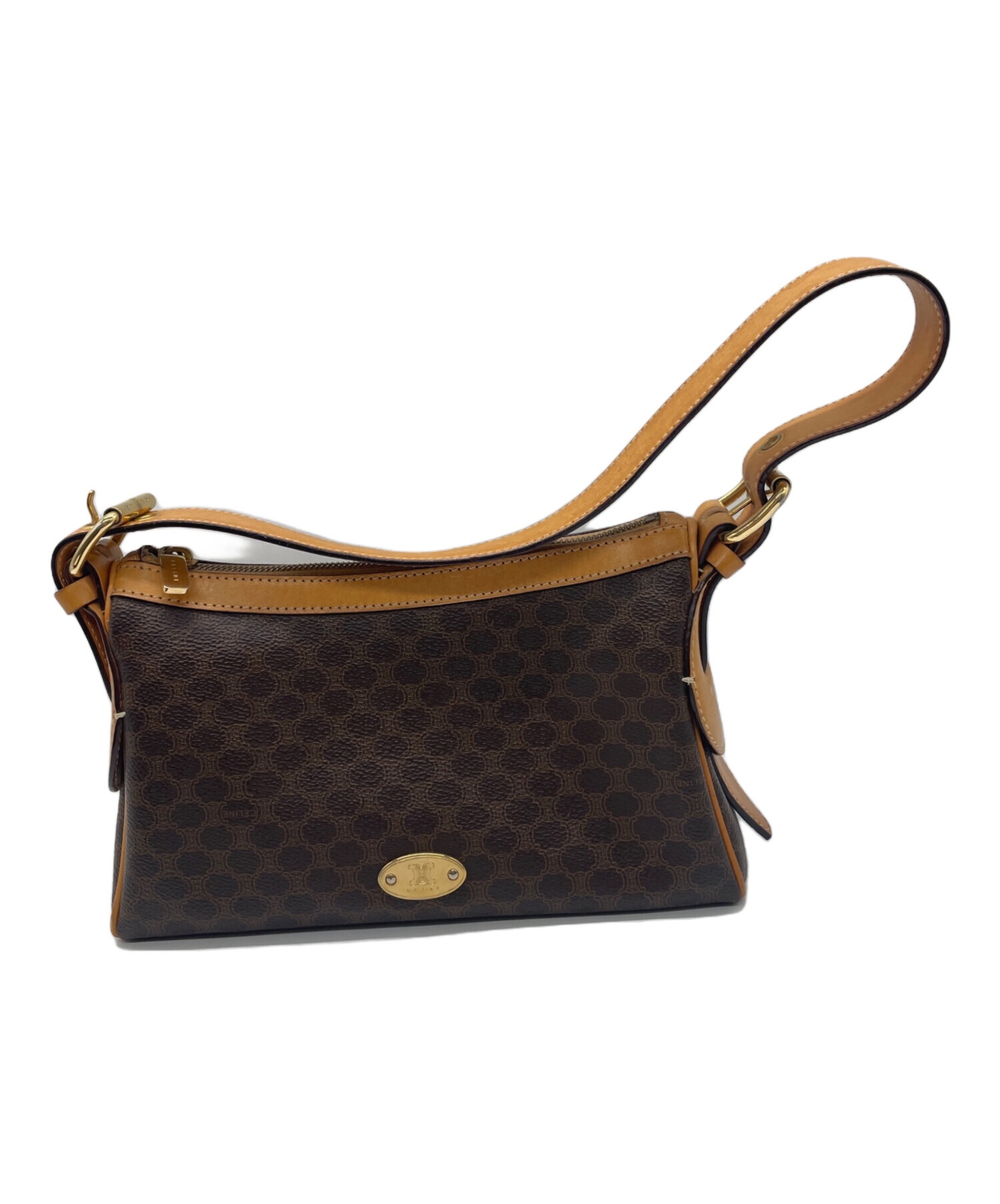 中古・古着通販】CELINE (セリーヌ) ワンショルダーバッグ ブラウン 