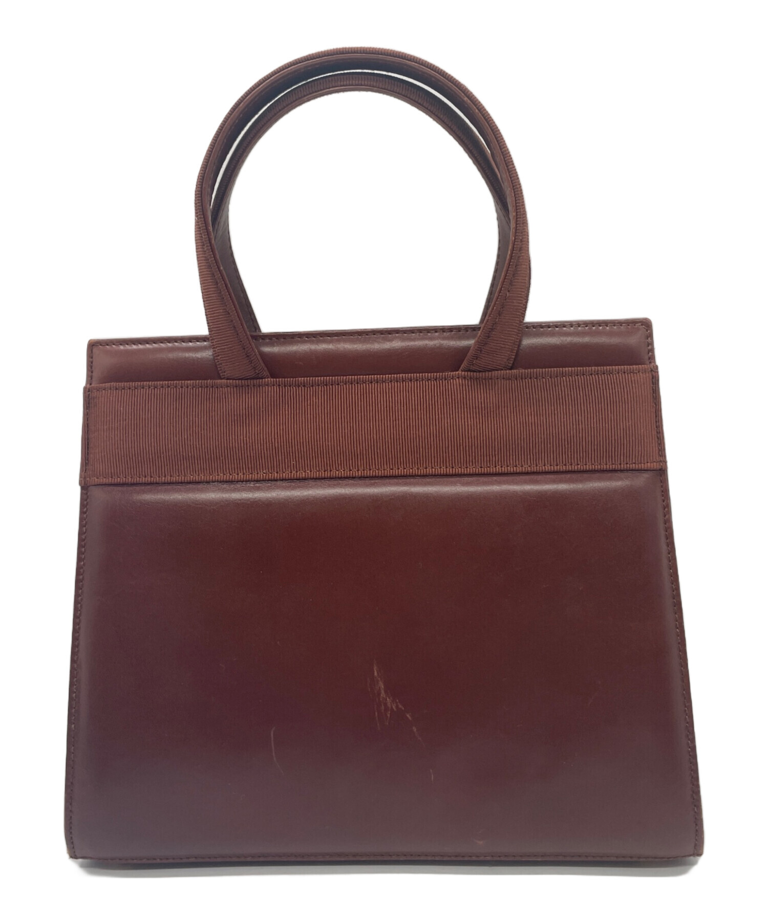 サルヴァトーレ フェラガモ ハンドバッグ ブラウン