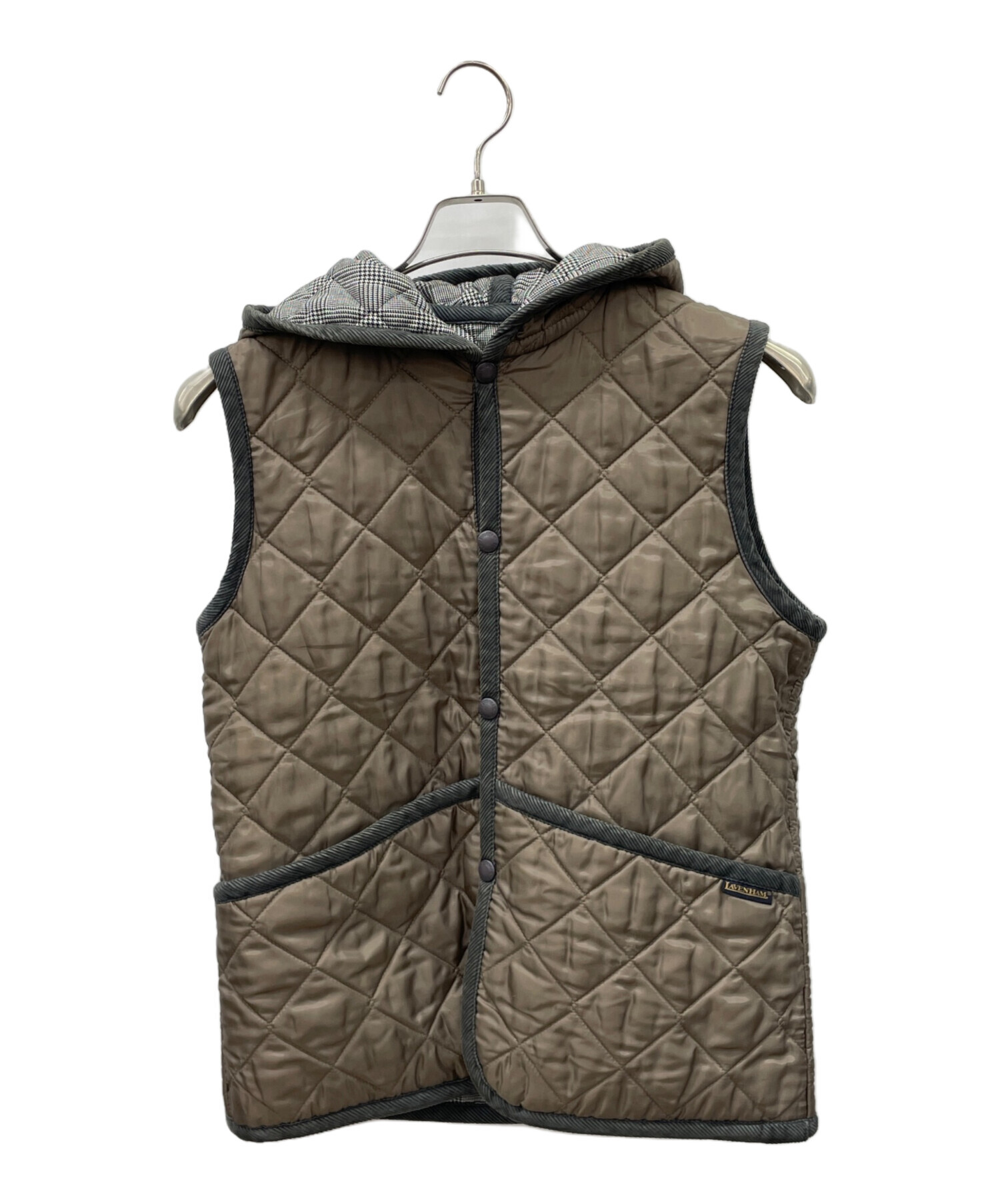 最終sale！ラベンハム ベスト 38 カーキベージュ 美品 LAVENHAM