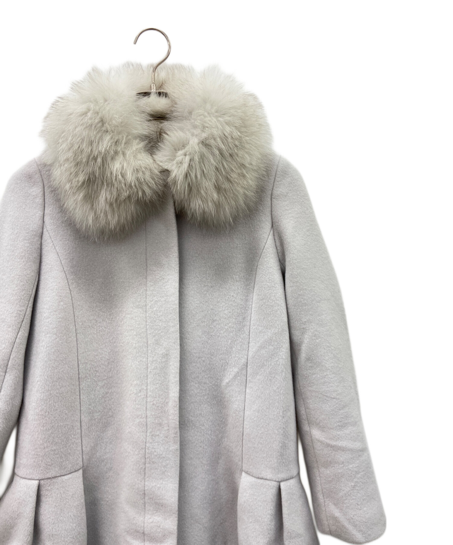 【未使用】JILLSTUARTシープファー×フォックスファー コート　S 中古・古着通販】JILL STUART (ジルスチュアート) フォックスファー付