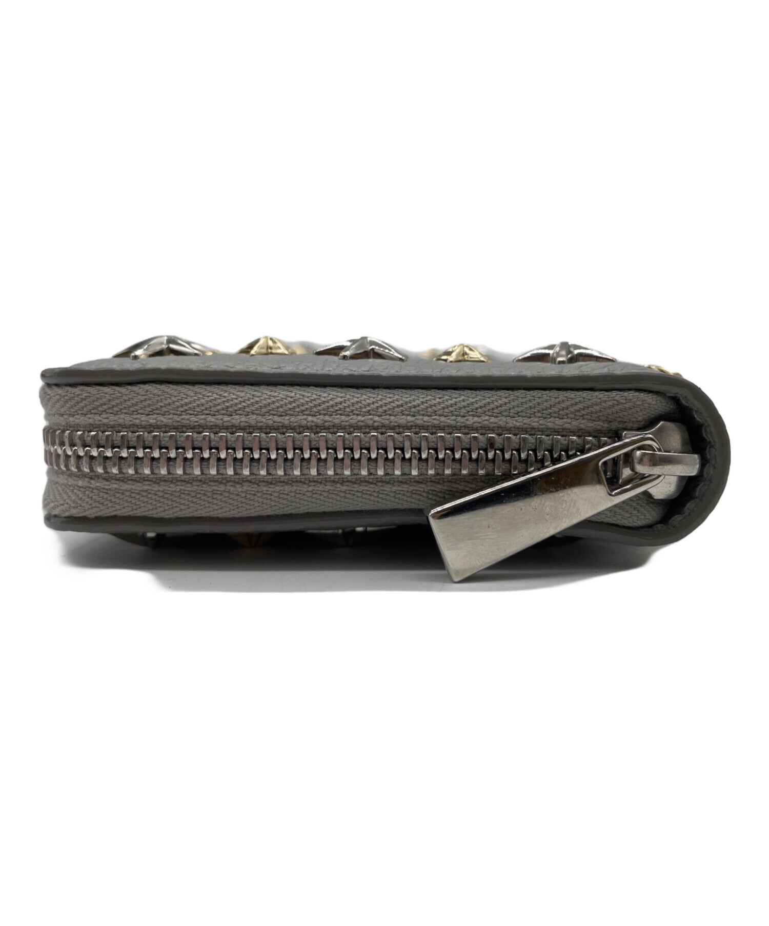 中古・古着通販】JIMMY CHOO (ジミーチュウ) 長財布 グレー｜ブランド 