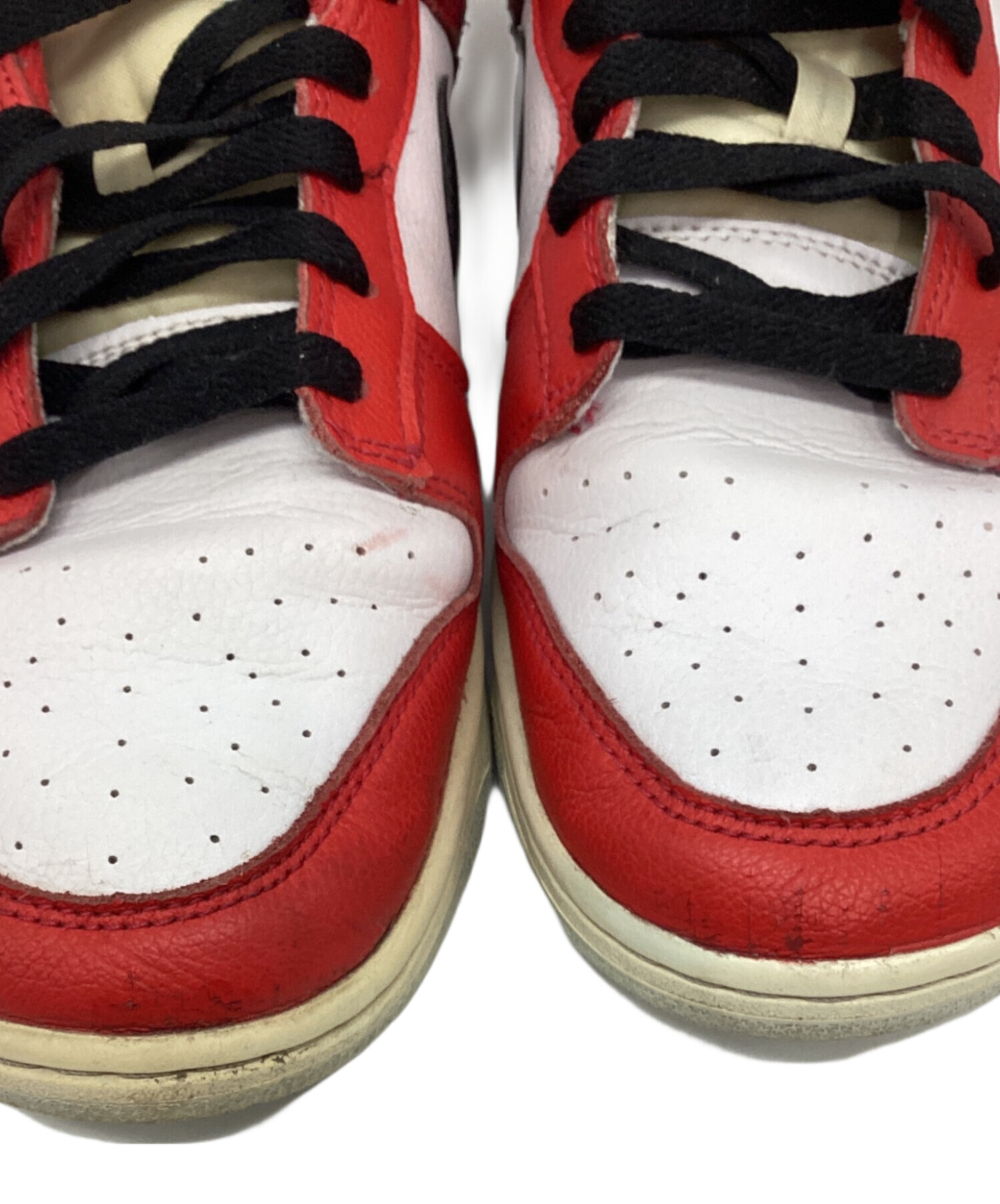 中古・古着通販】NIKE (ナイキ) Dunk Low Retro PRM レッド×ホワイト 