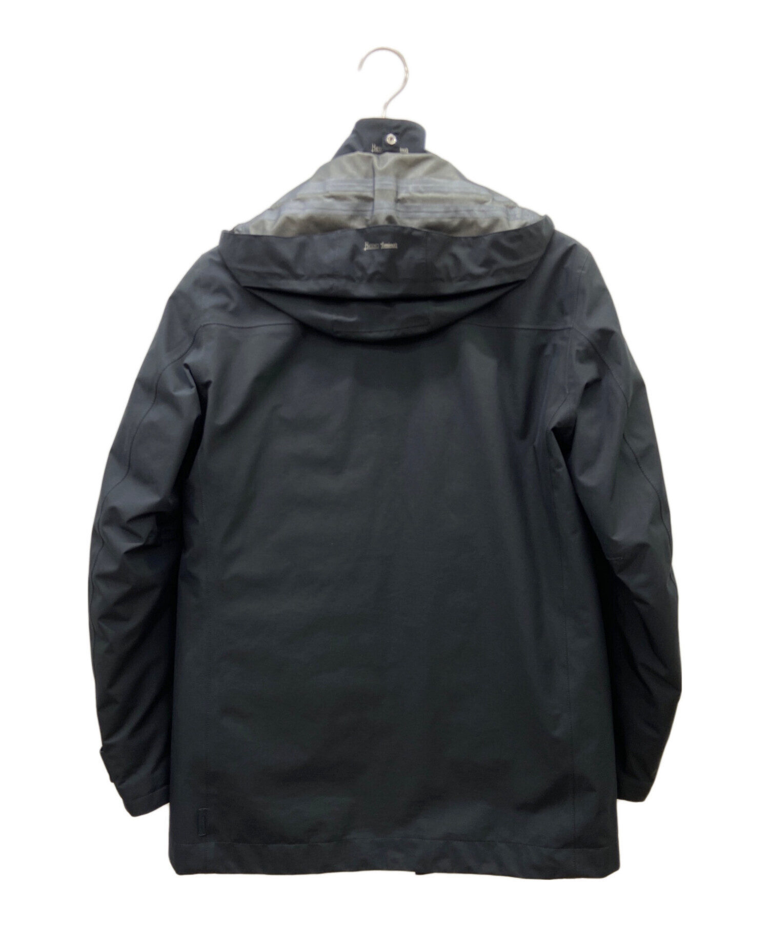 中古・古着通販】HERNO (ヘルノ) ダウンライナー付ジャケット ブラック