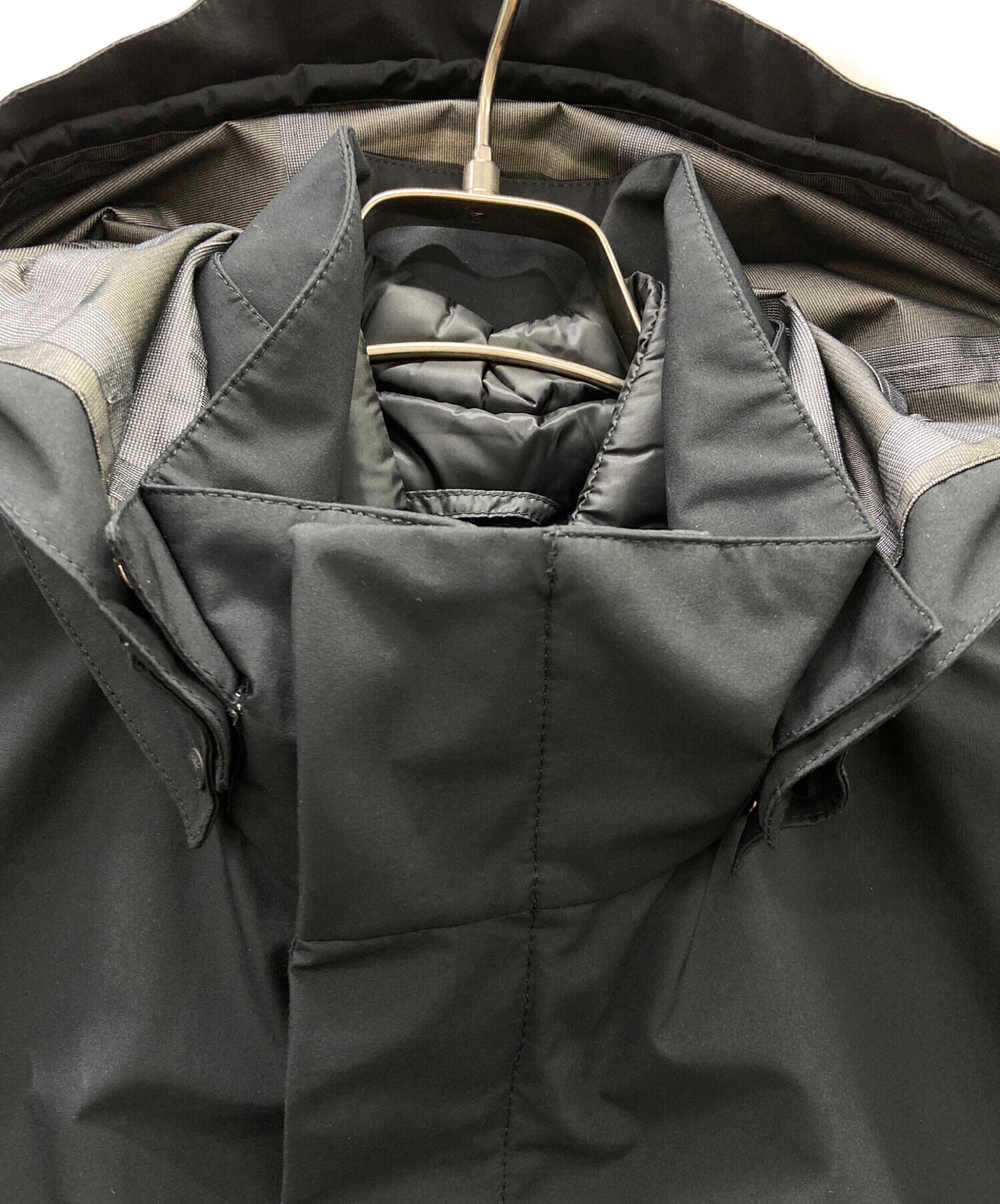 中古・古着通販】HERNO (ヘルノ) ダウンライナー付ジャケット ブラック