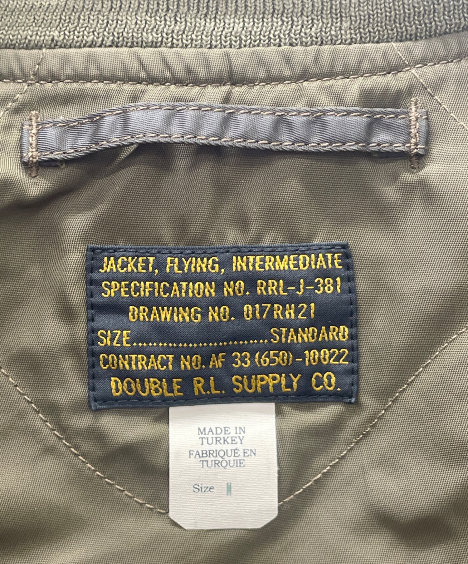 中古・古着通販】RRL (ダブルアールエル) フライトジャケット グレー