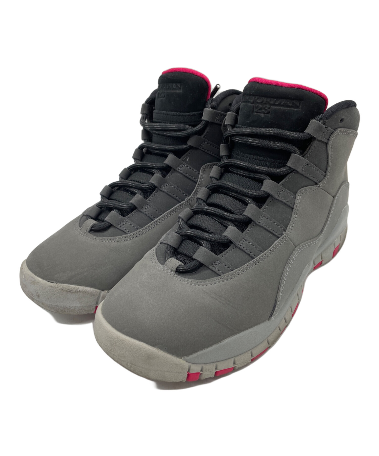 NIKE ナイキ ハイカット スニーカー 24cm 黒 グレー エアジョーダン