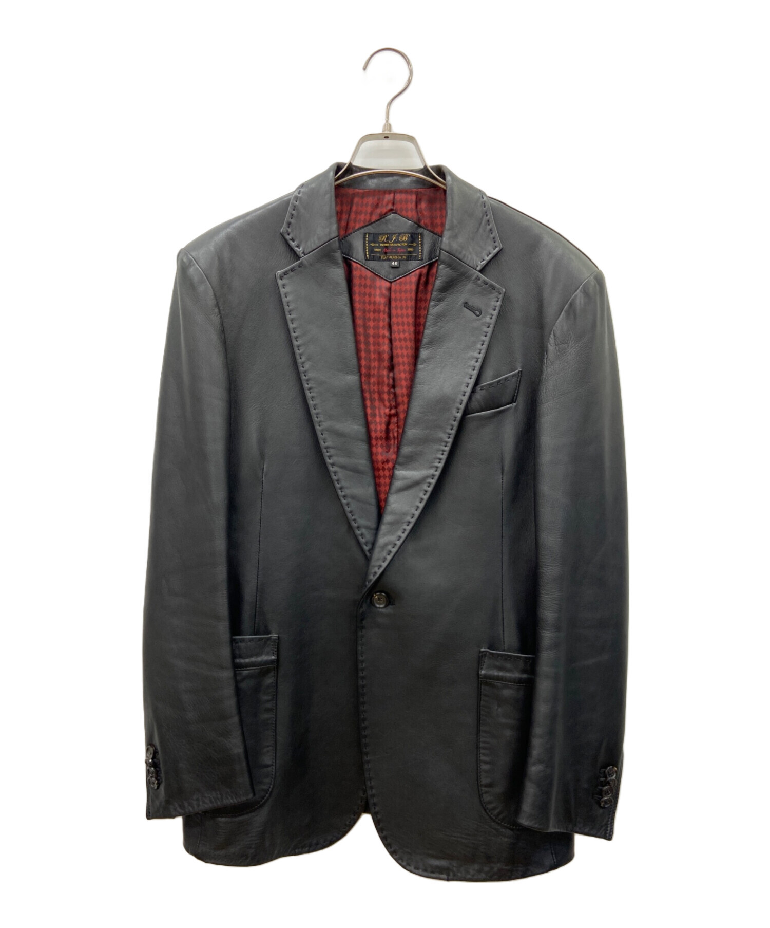 中古・古着通販】FLAT HEAD (フラット ヘッド) レザーテーラード