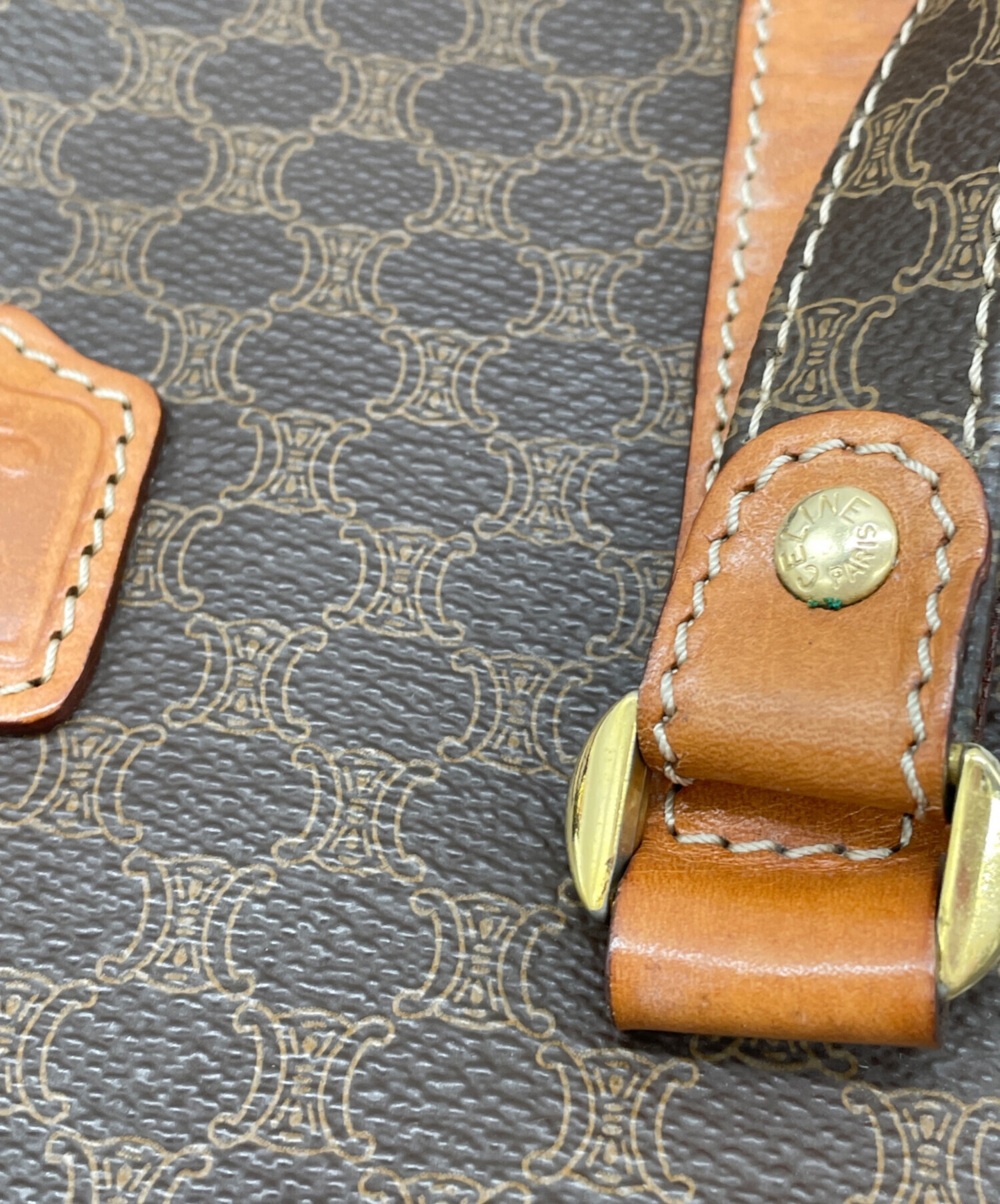 中古・古着通販】CELINE (セリーヌ) ハンドバッグ ブラウン｜ブランド