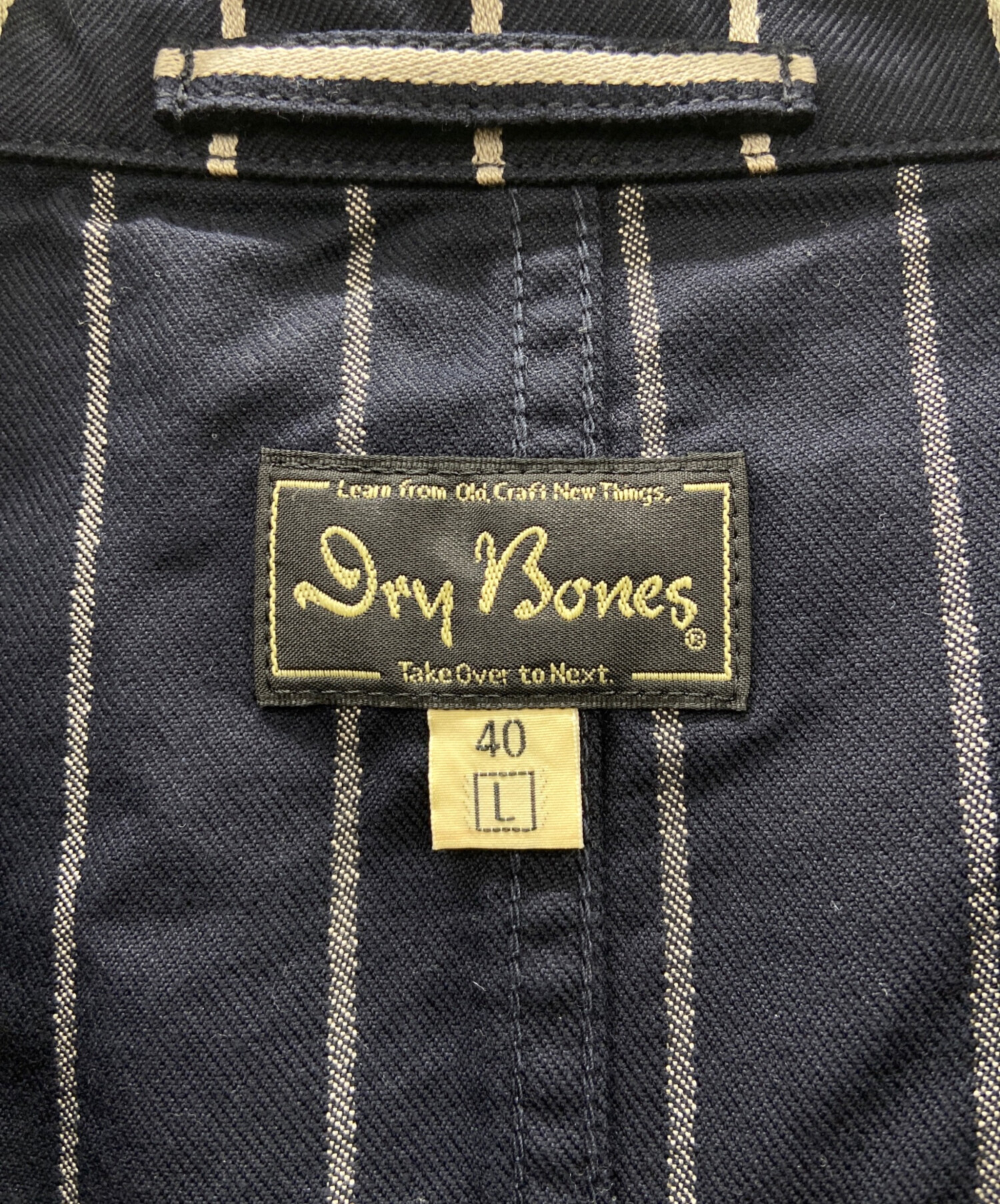 中古・古着通販】Dry Bones (ドライボーンズ) ストライプジャケット 