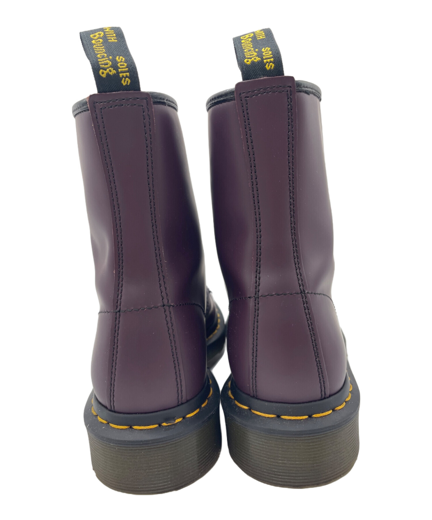 未使用 タグ付き 希少 ドクターマーチン 紫パープルマルチカラー 8ホールブーツ ドクターマーチン×ニードルズ「1460」8ホールブーツ、パープルの