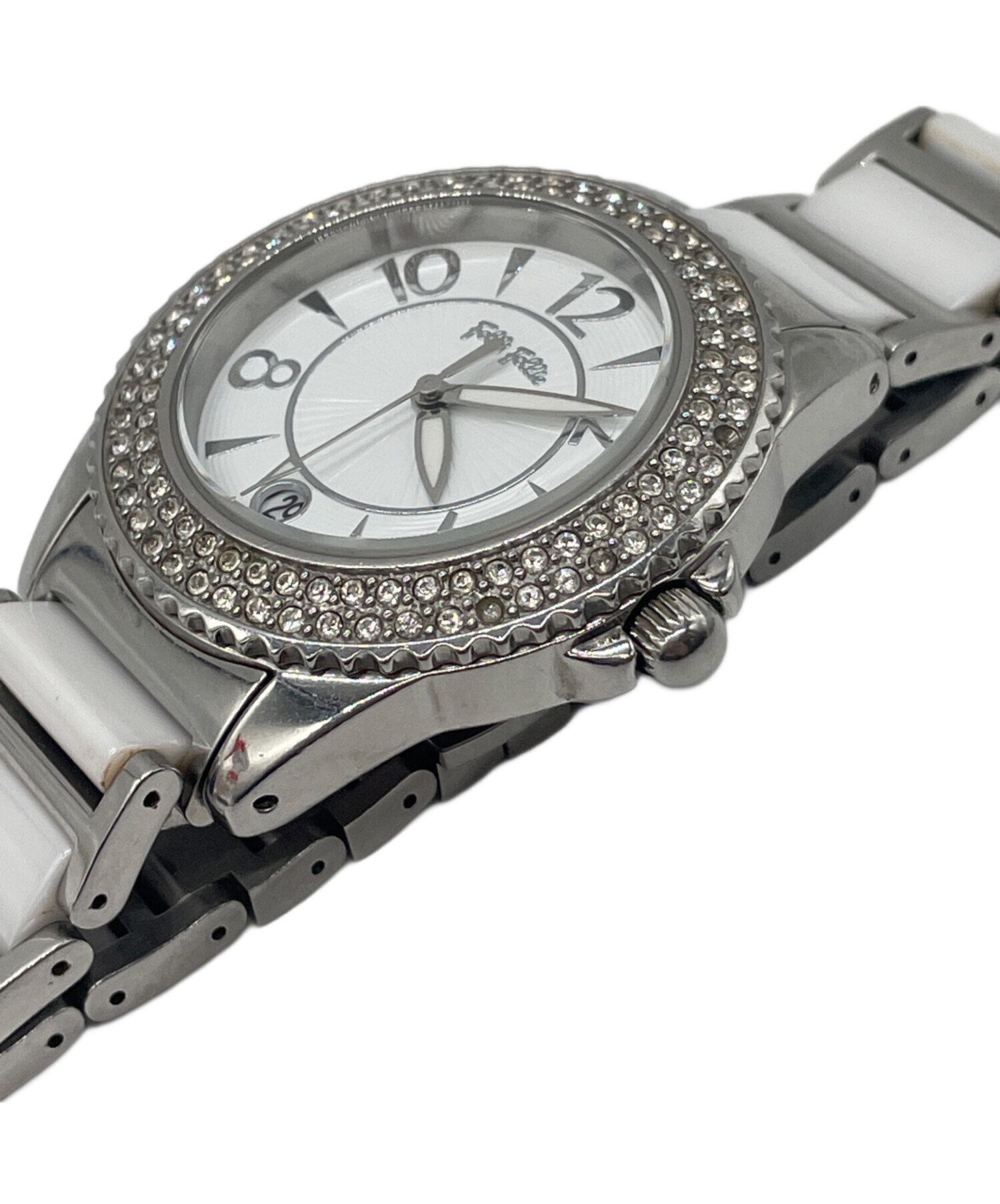 中古・古着通販】Folli Follie (フォリフォリ) 腕時計 ホワイト