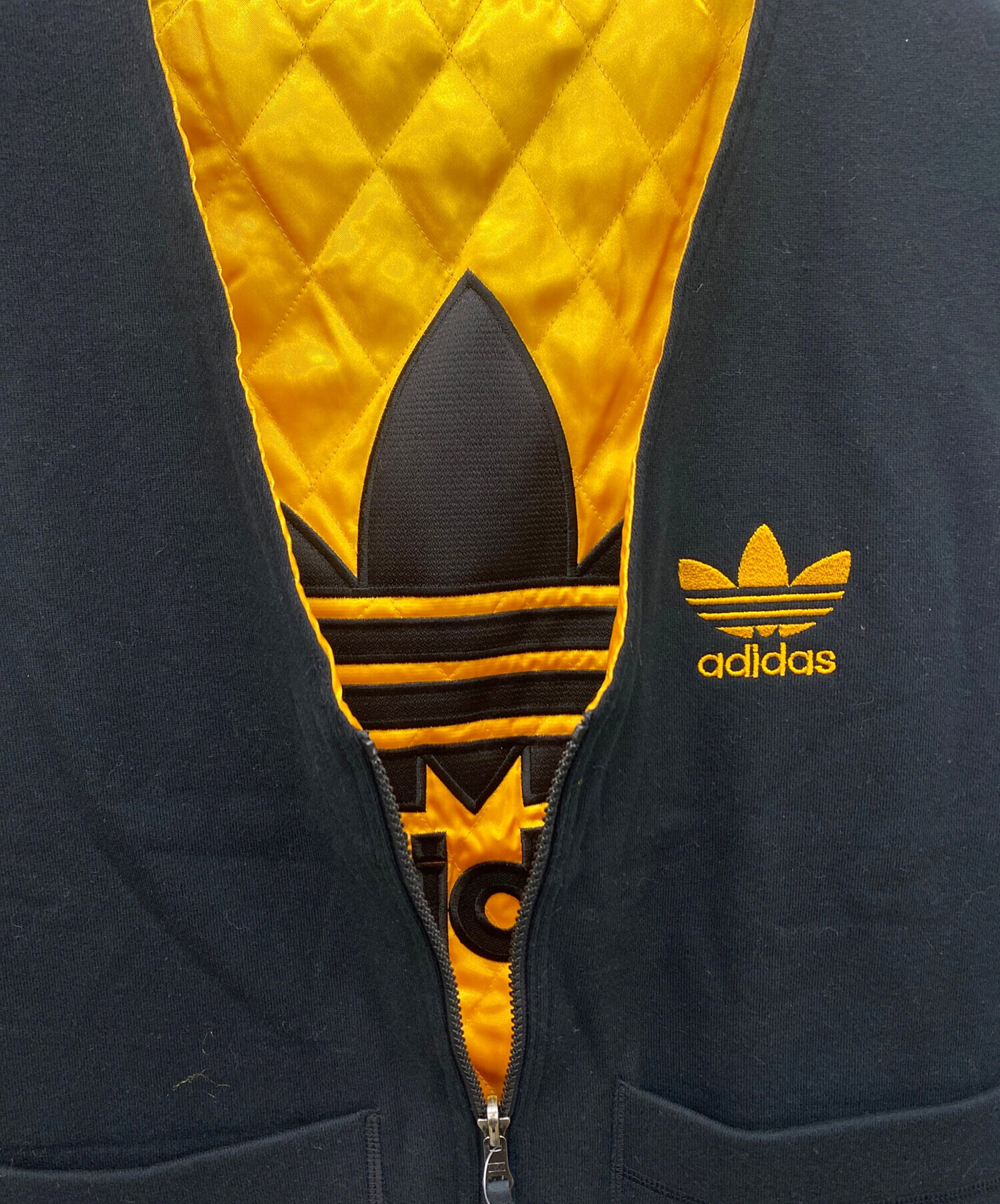 90年代 ADIDAS キルティング リバーシブル 90s デサント製 古着 Adidas 