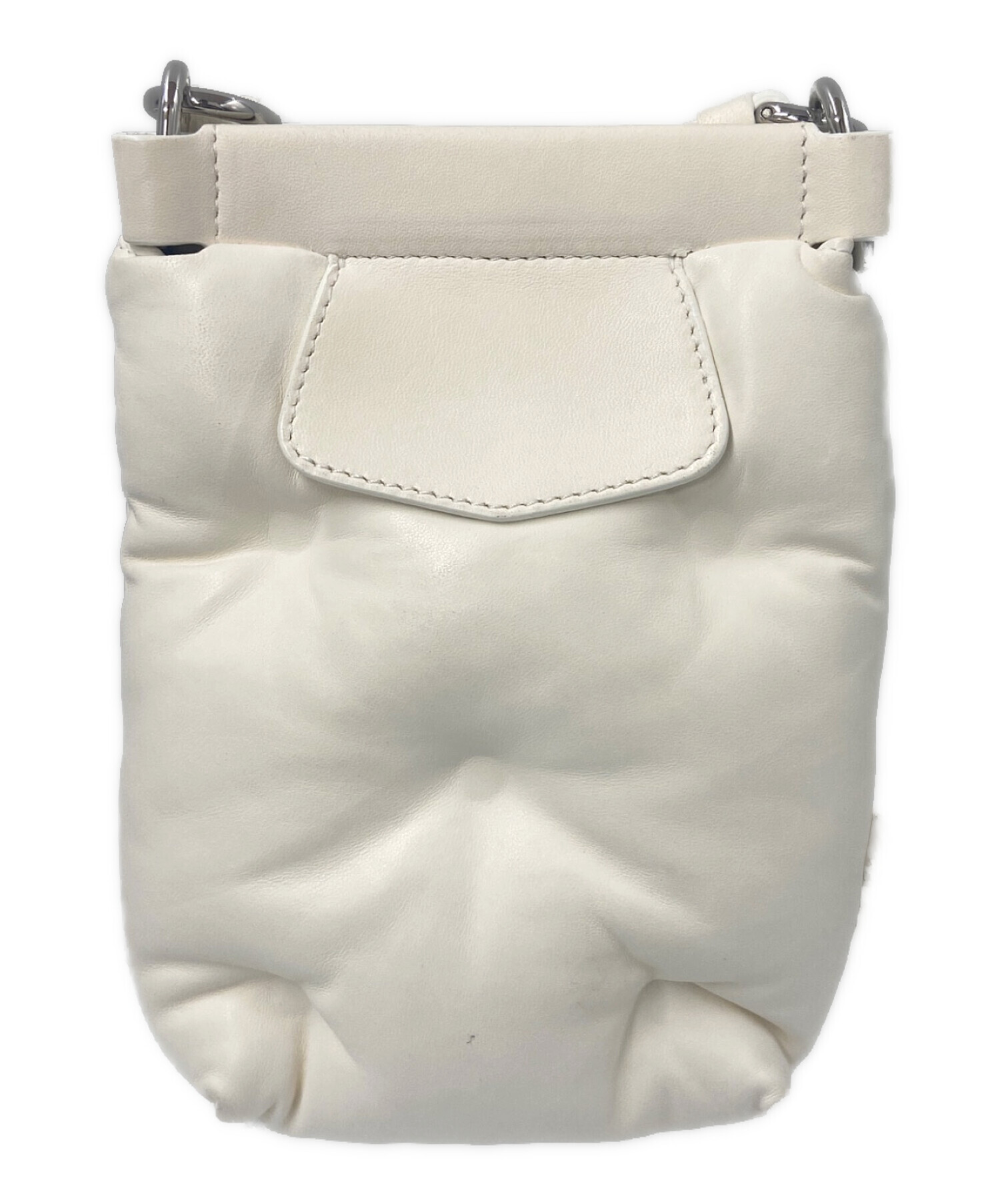 Maison Margiela メゾンマルジェラ ショルダーバッグ  白 【古着】【中古】【送料無料】 Maison Margiela メゾンマルジェラ ショルダーバッグ 白 【古着