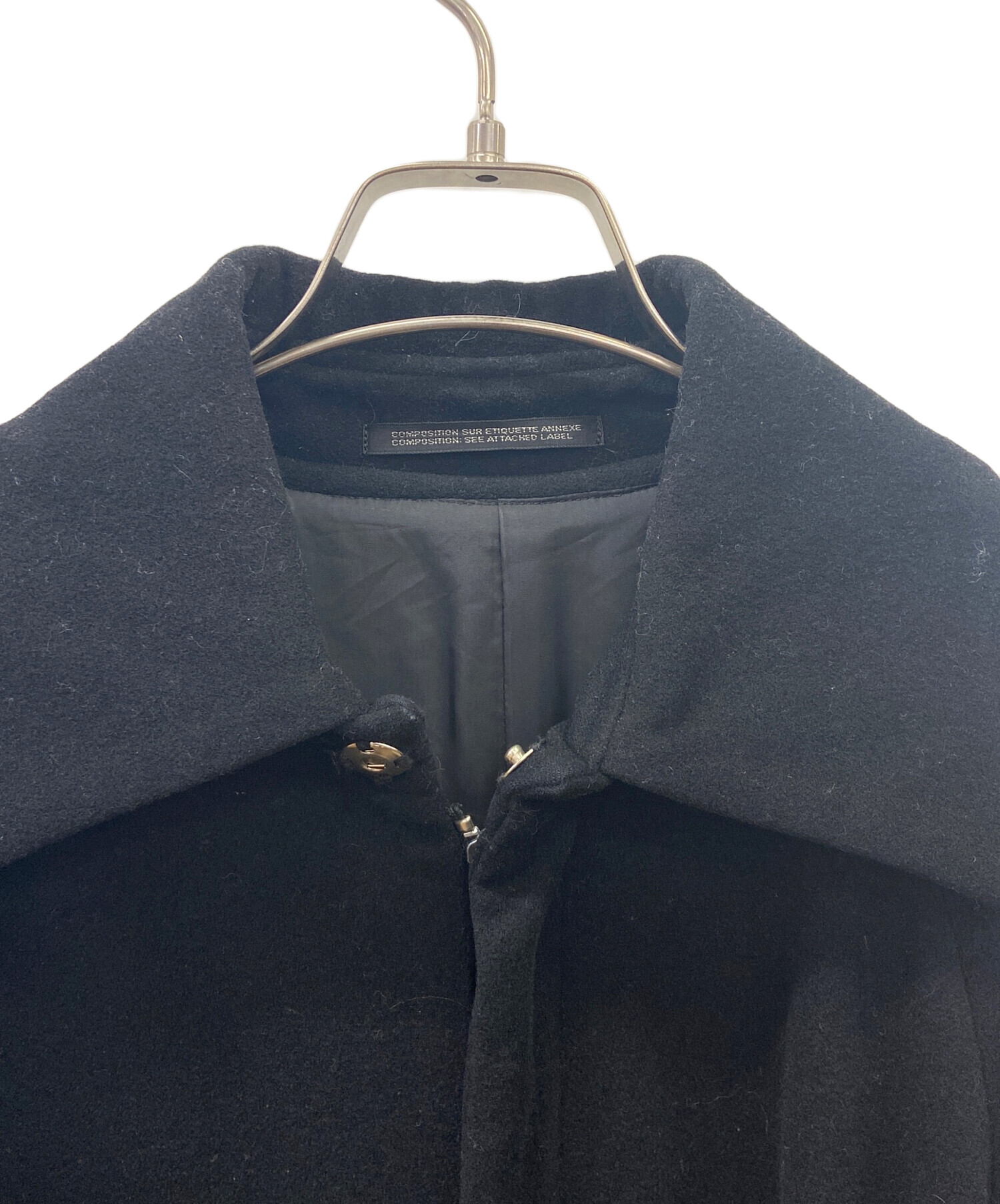 中古・古着通販】Y's (ワイズ) ジップアップステンカラーコート