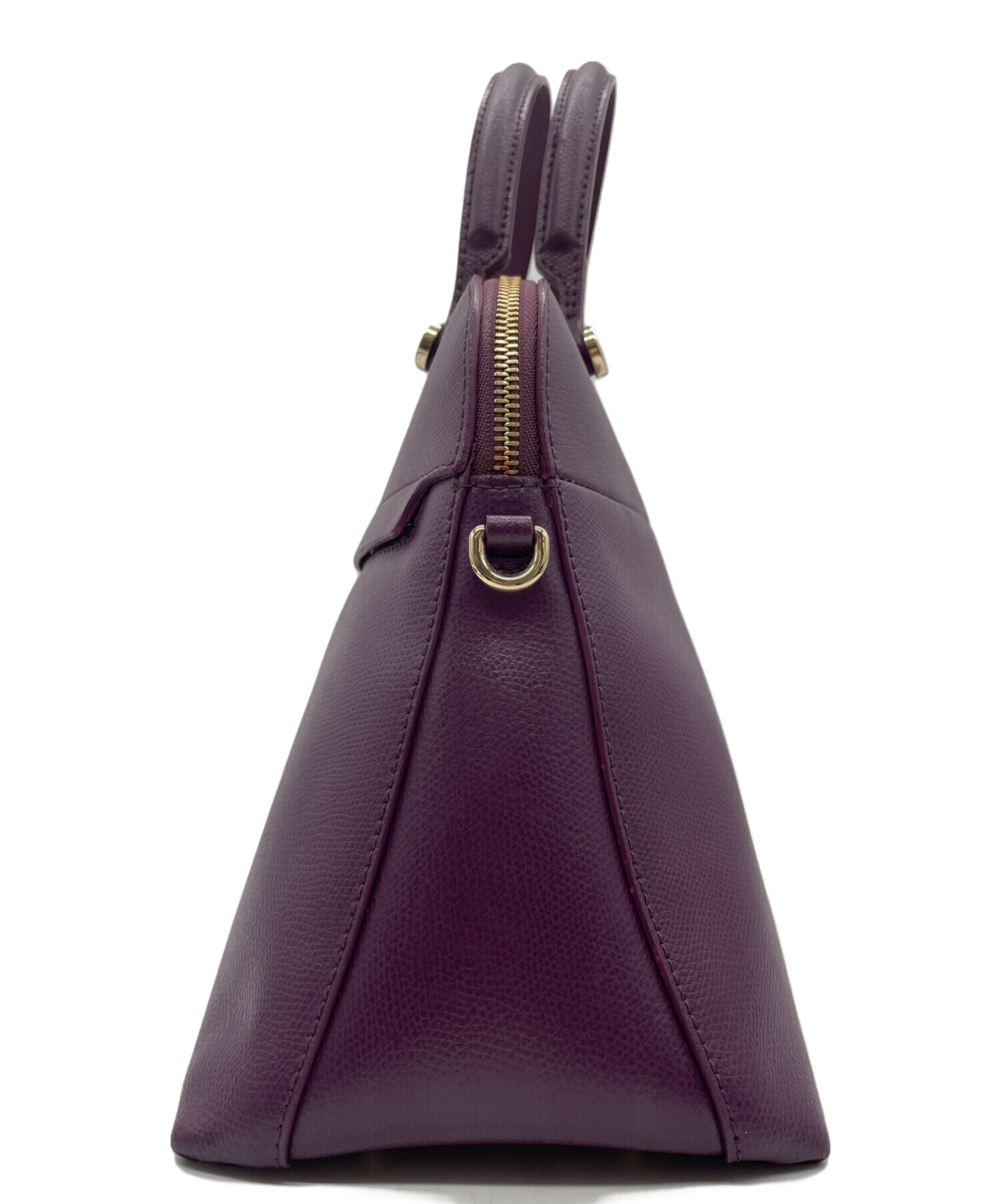 中古・古着通販】FURLA (フルラ) ハンドバッグ パープル｜ブランド 