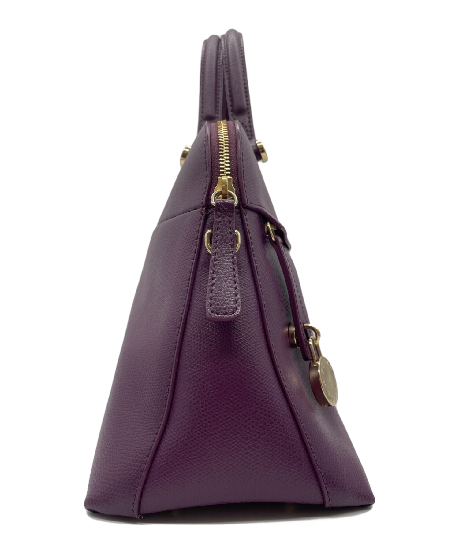 中古・古着通販】FURLA (フルラ) ハンドバッグ パープル｜ブランド