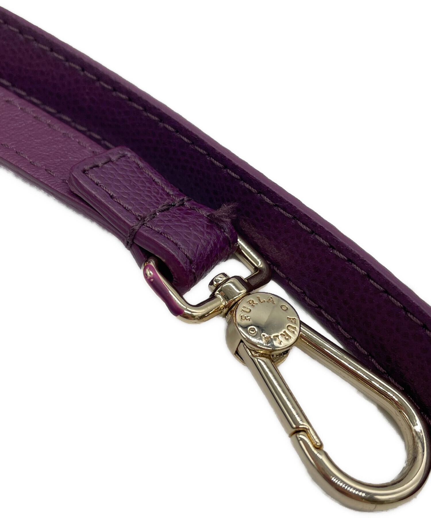 中古・古着通販】FURLA (フルラ) ハンドバッグ パープル｜ブランド 