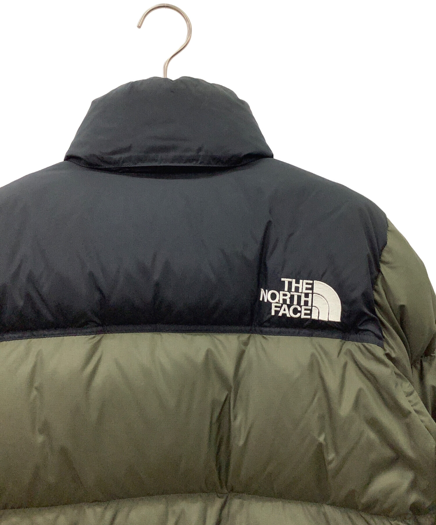 THE NORTH FACE ダウンジャケット ヌプシ オリーブ、ブラック 中古・古着通販】THE NORTH FACE (ザ ノース フェイス) ヌプシ