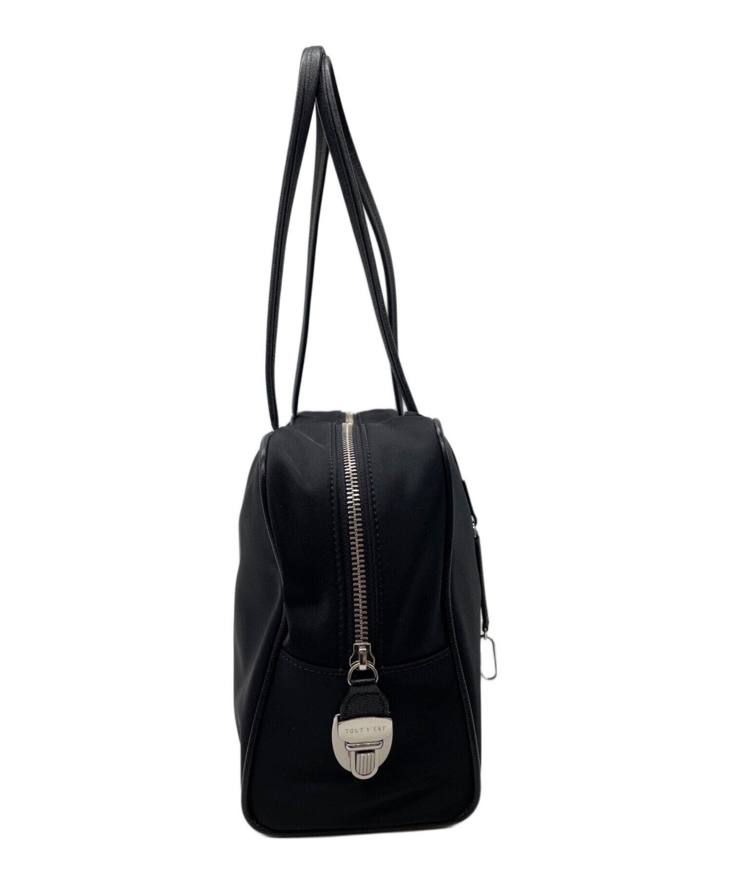 中古・古着通販】TOUT Y EST (トゥティエ) SAC LOQUET TOILE ブラック