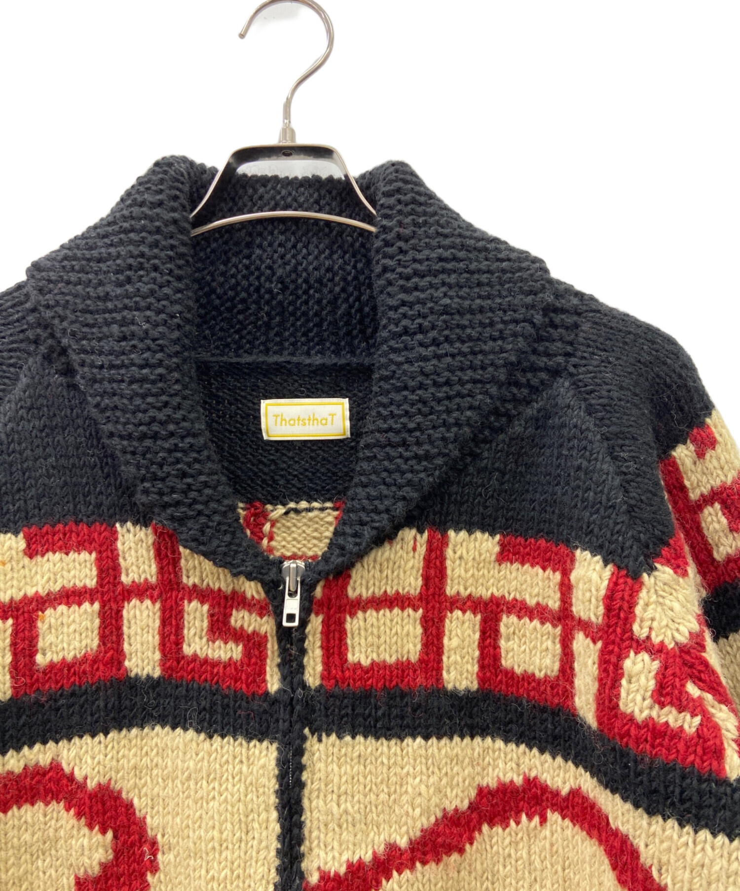 中古・古着通販】Thatstha T (ザッツザット) カウチンニット