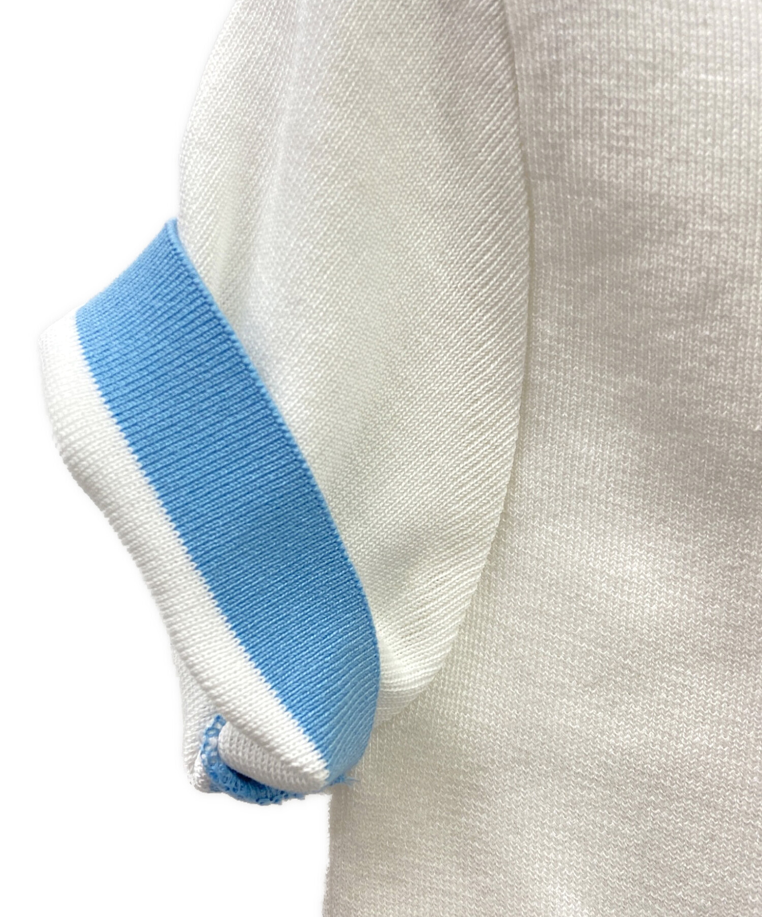 中古・古着通販】CHANEL (シャネル) ココマークサマーニット ホワイト