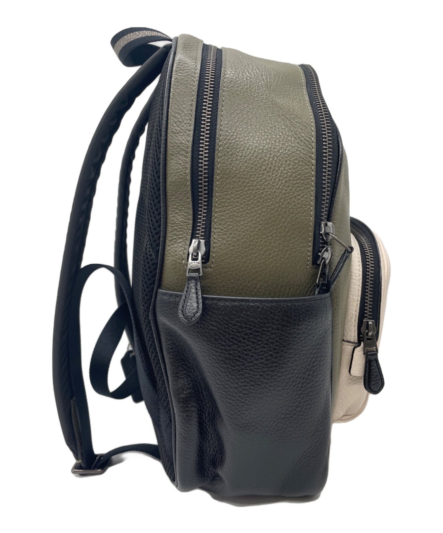 中古・古着通販】COACH (コーチ) リュック モスグリーン｜ブランド 
