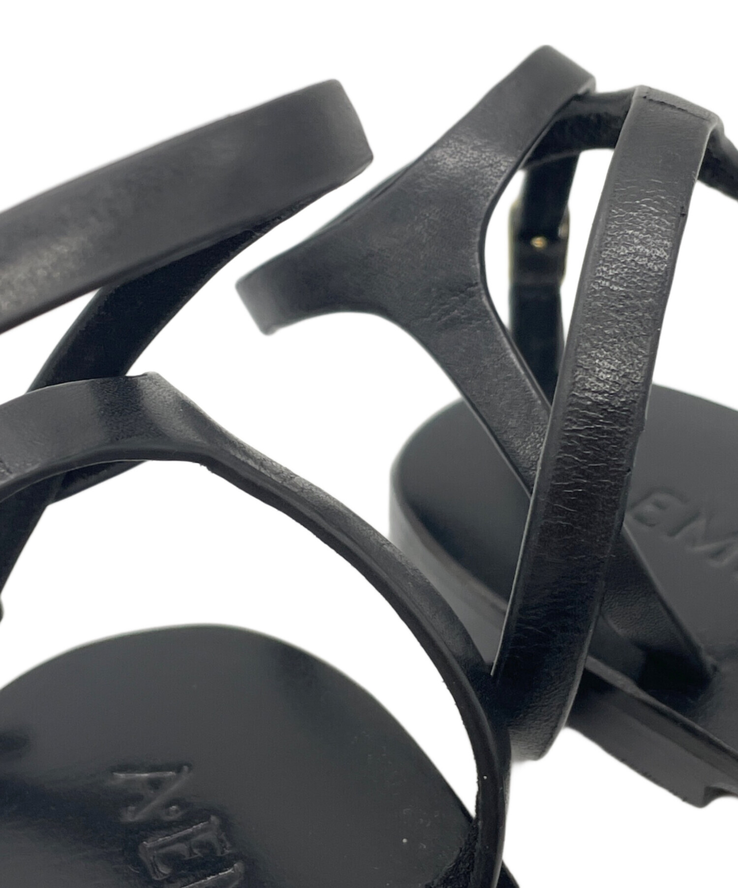 A.EMERY エーエメリー サンダル レディース 【古着】【中古】 中古・古着通販】A.EMERY (エーエメリー) サンダル ブラック サイズ:S