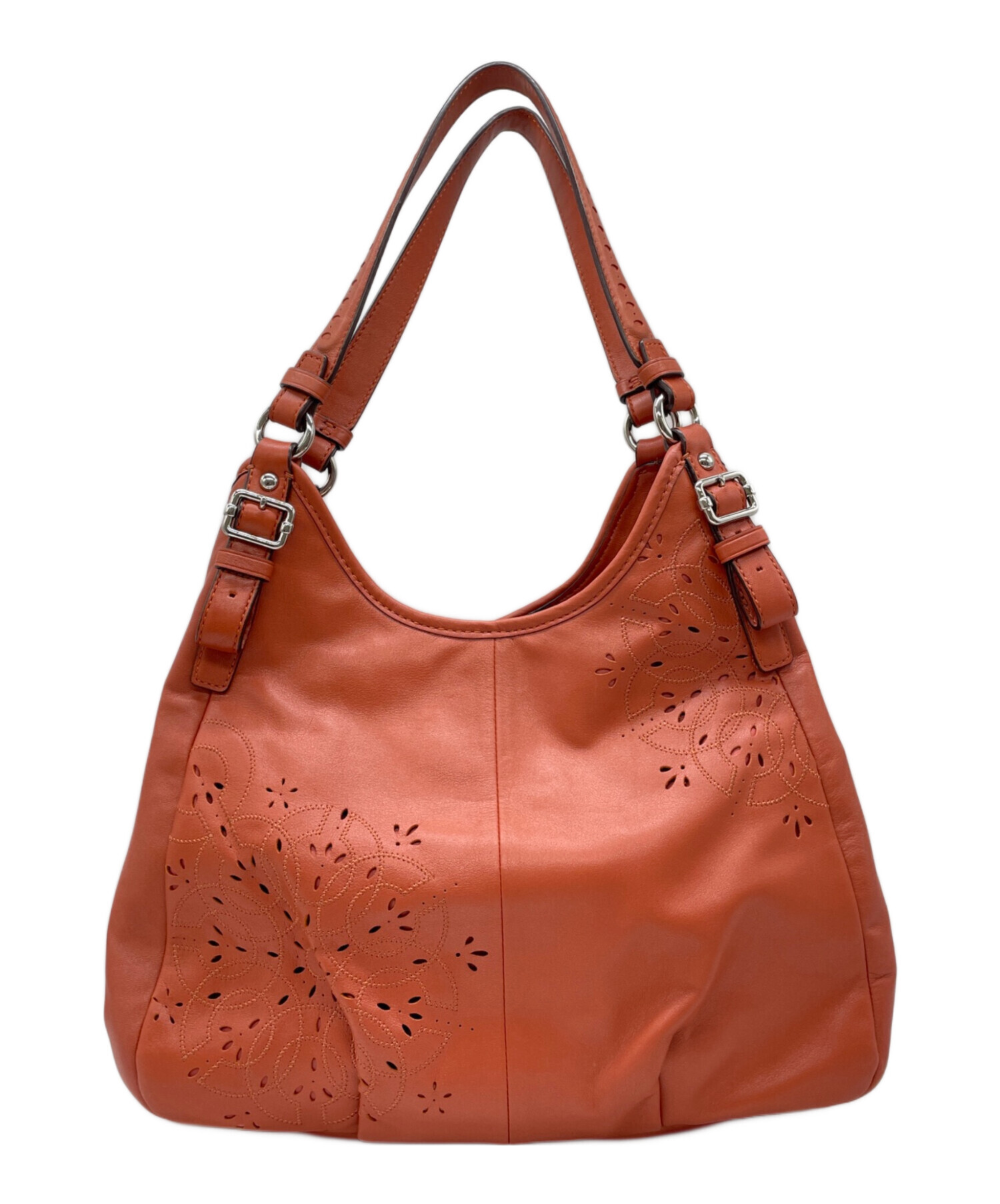 中古・古着通販】COACH (コーチ) トートバッグ オレンジ｜ブランド 