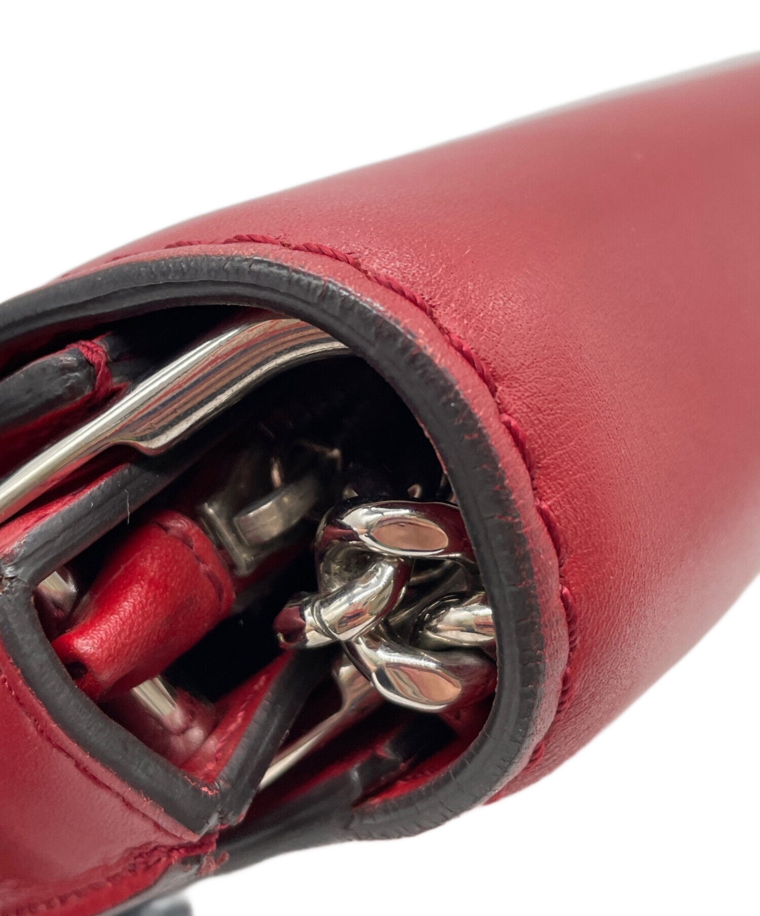 中古・古着通販】TOD'S (トッズ) Double T Crossbody Bag レッド