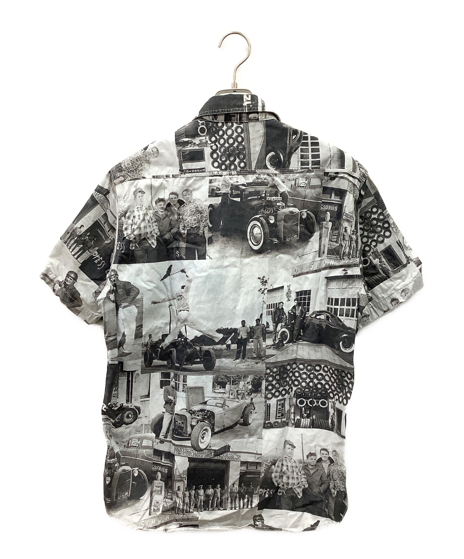 中古・古着通販】RRL (ダブルアールエル) フォトプリントシャツ グレー