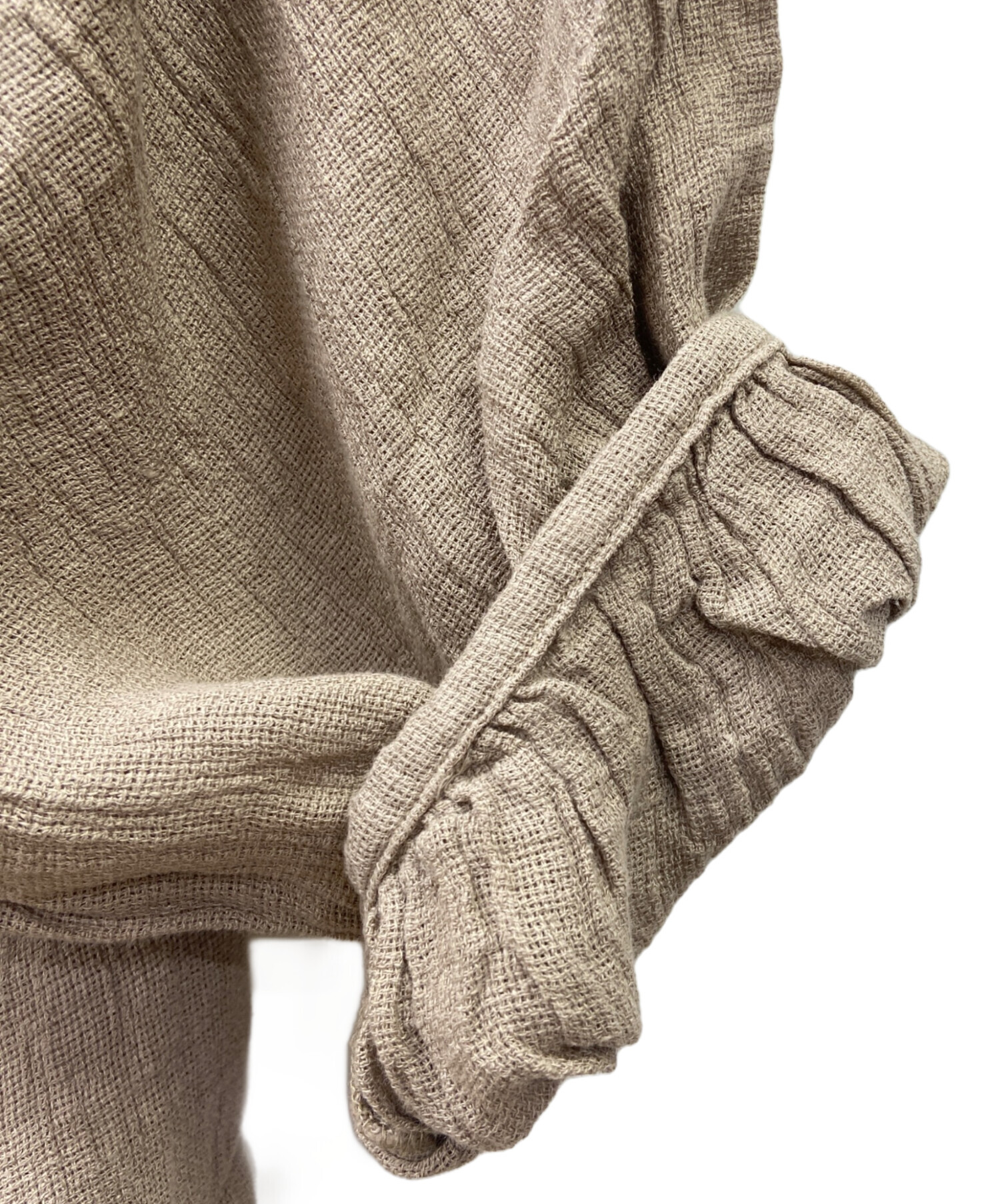 ネストローブ パナマワッシャーブラウス 中古・古着通販】nest Robe (ネストローブ) リネンパナマワッシャー