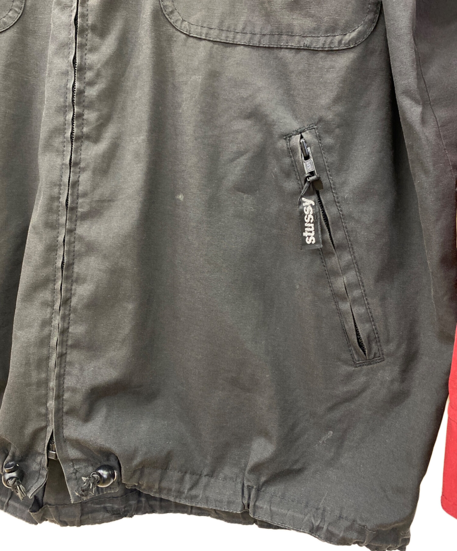 中古・古着通販】stussy (ステューシー) マウンテンパーカー レッド 