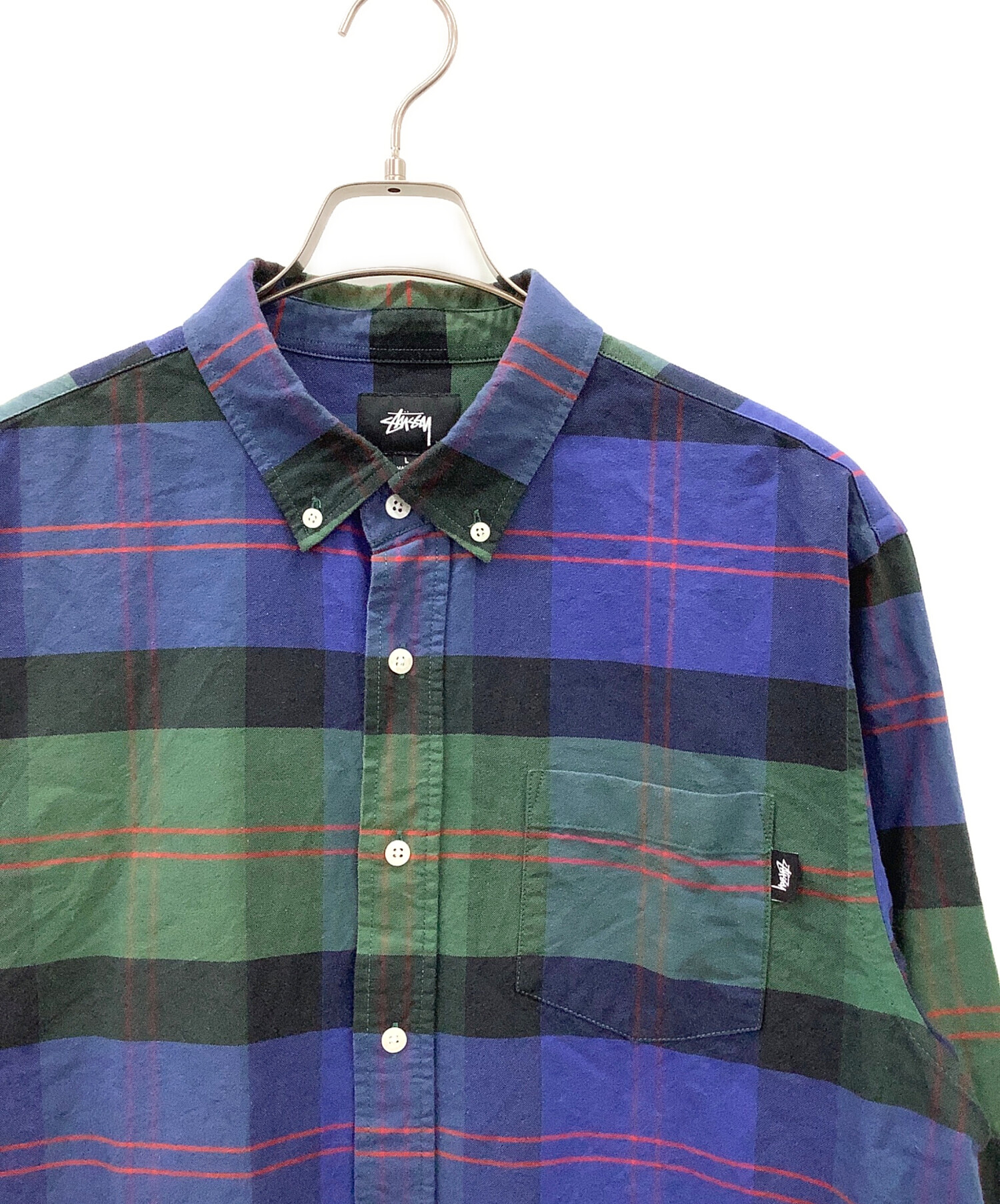Stussy ボタンダウンシャツ L STUSSY（ステューシー）ボタンダウン 