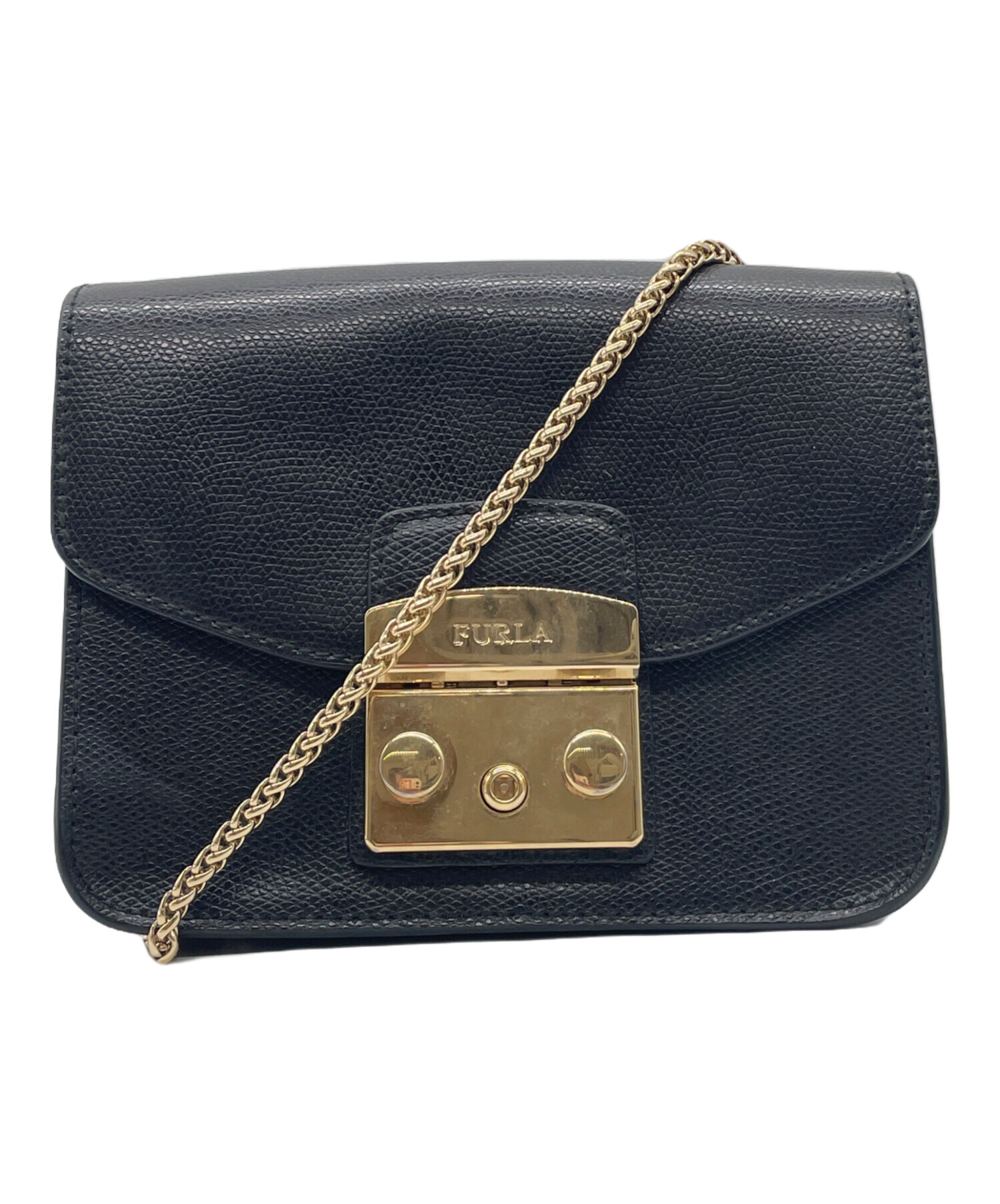 中古・古着通販】FURLA (フルラ) チェーンミニショルダーバッグ