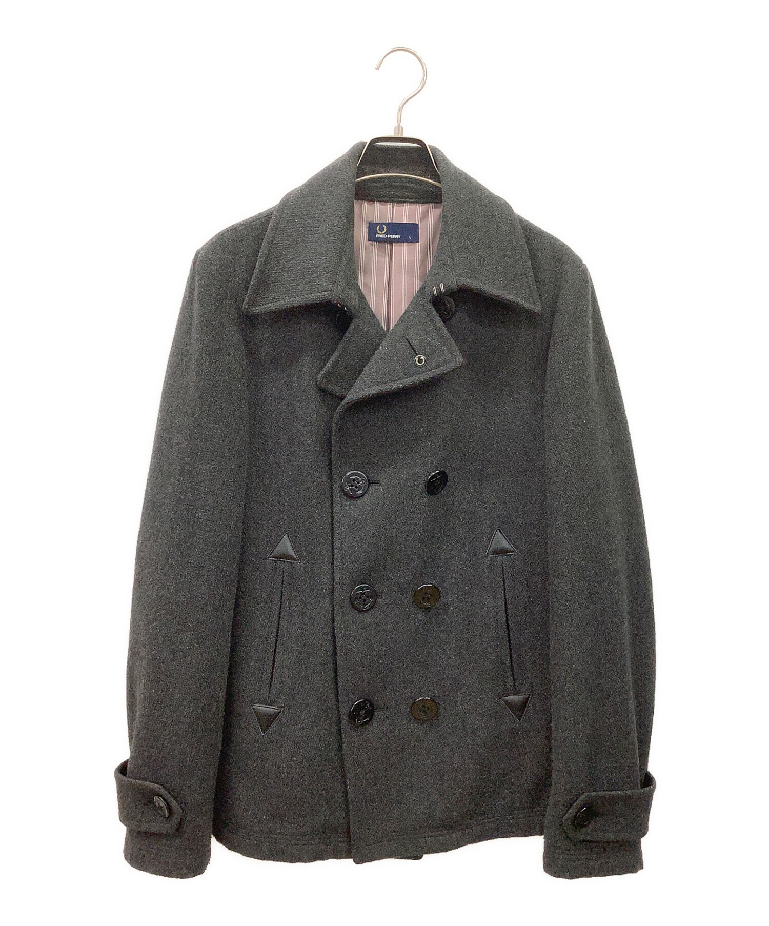 中古・古着通販】FRED PERRY (フレッドペリー) コート グレー サイズ:L 