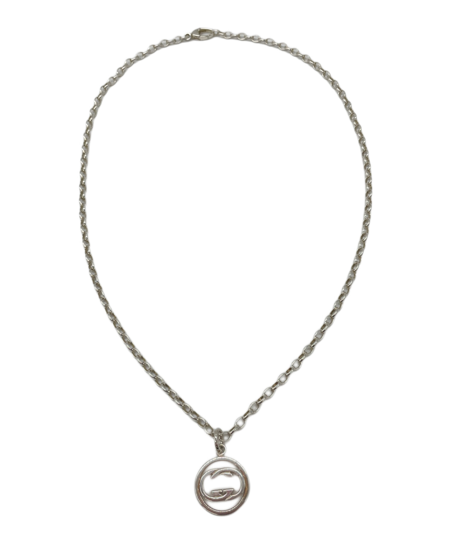 中古・古着通販】GUCCI (グッチ) シルバーネックレス シルバー