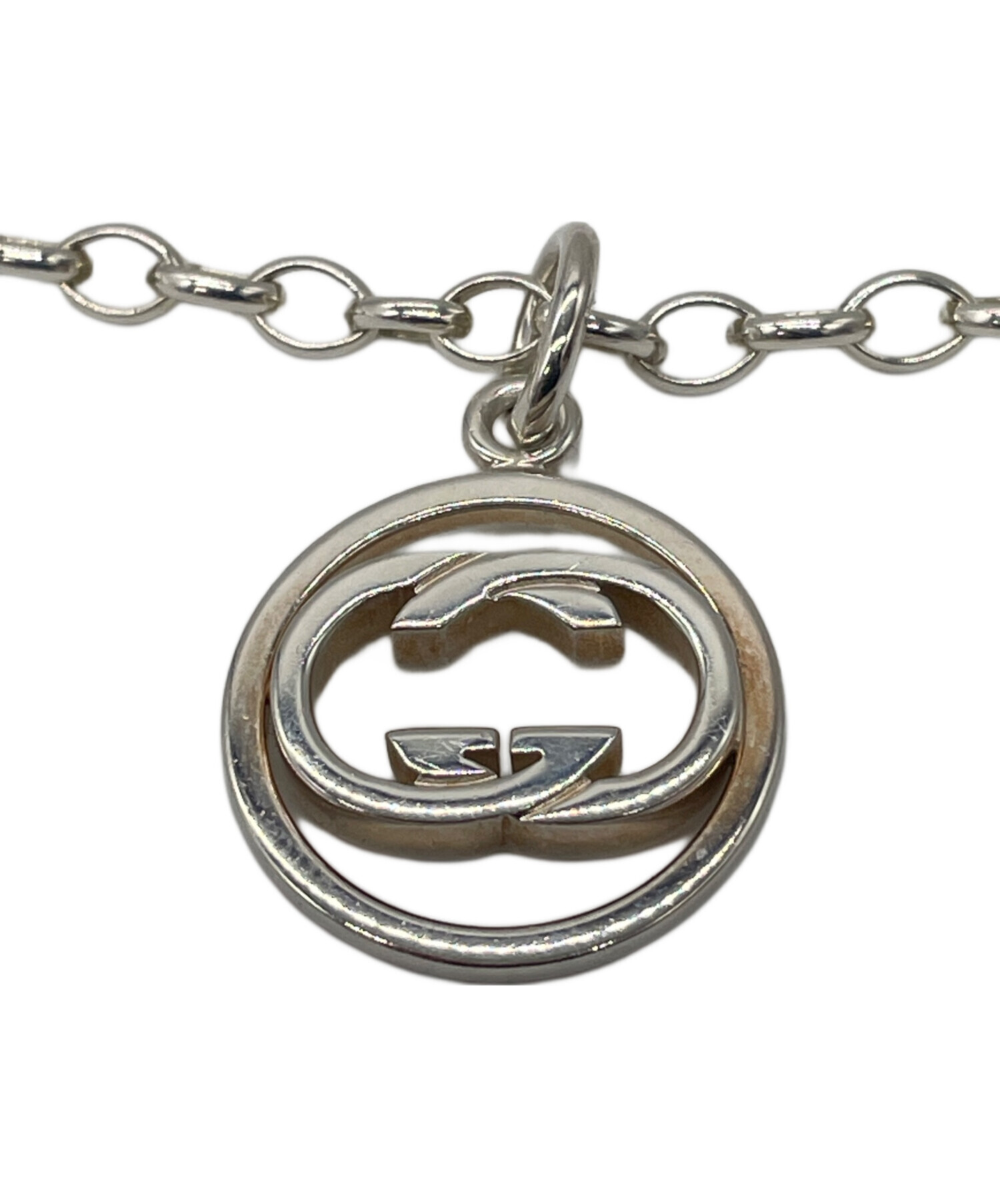 中古・古着通販】GUCCI (グッチ) シルバーネックレス シルバー