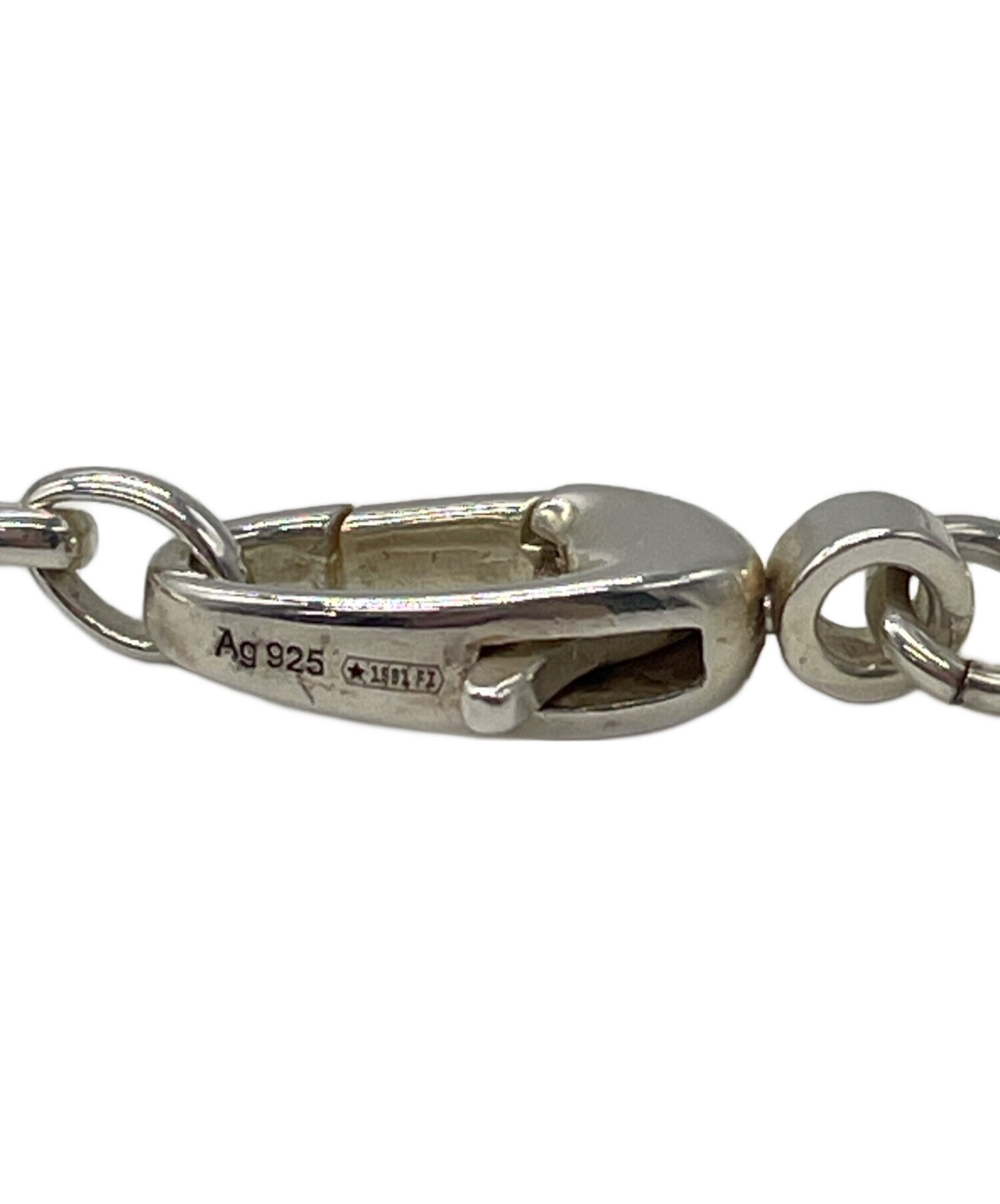 GUCCI グッチ ネックレス シルバー925 シルバー レディース【中古】 GUCCI（グッチ） ロゴ ボールチェーン ネックレス ネックレス シルバー