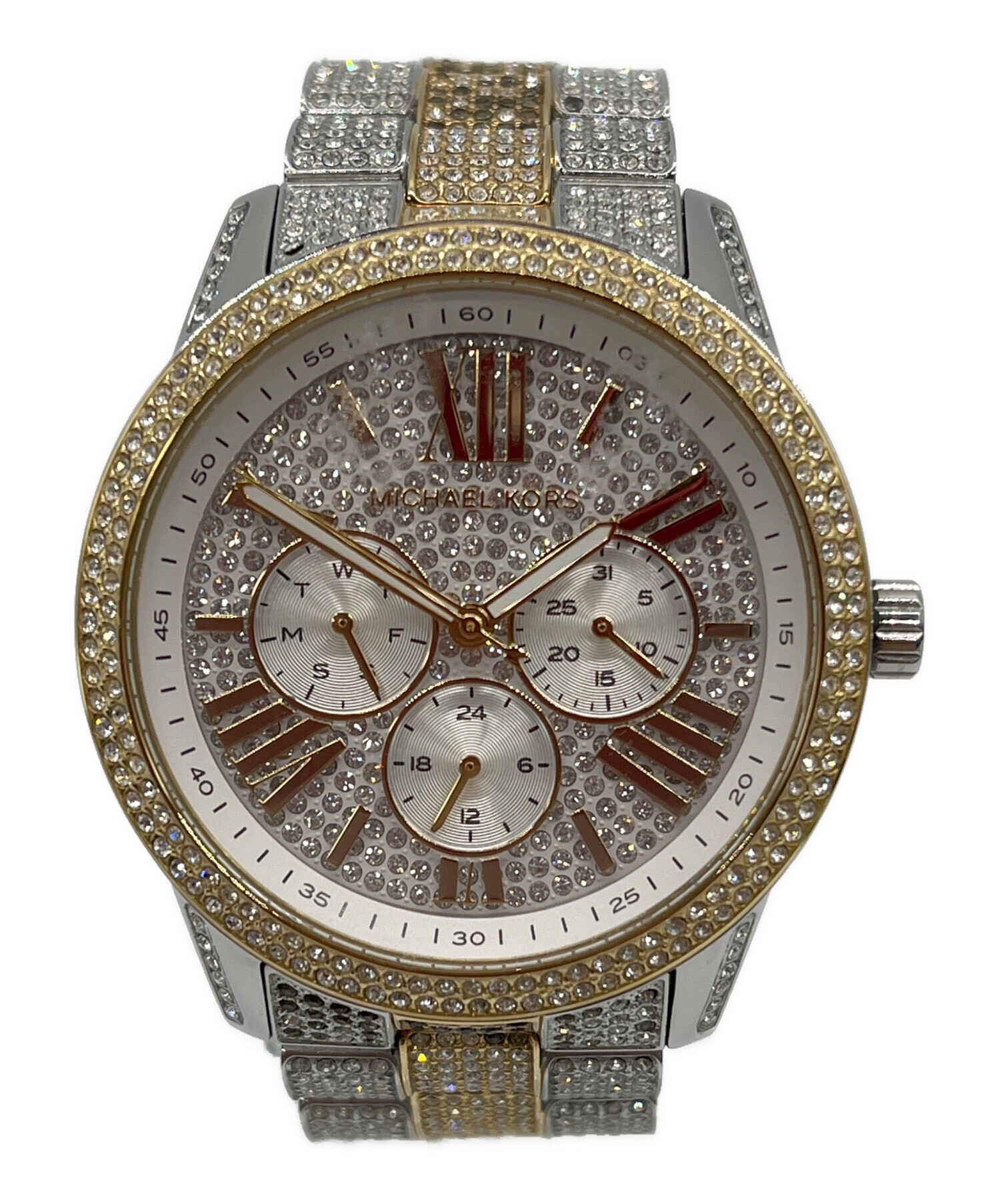 中古・古着通販】MICHAEL KORS (マイケルコース) クロノグラフ 