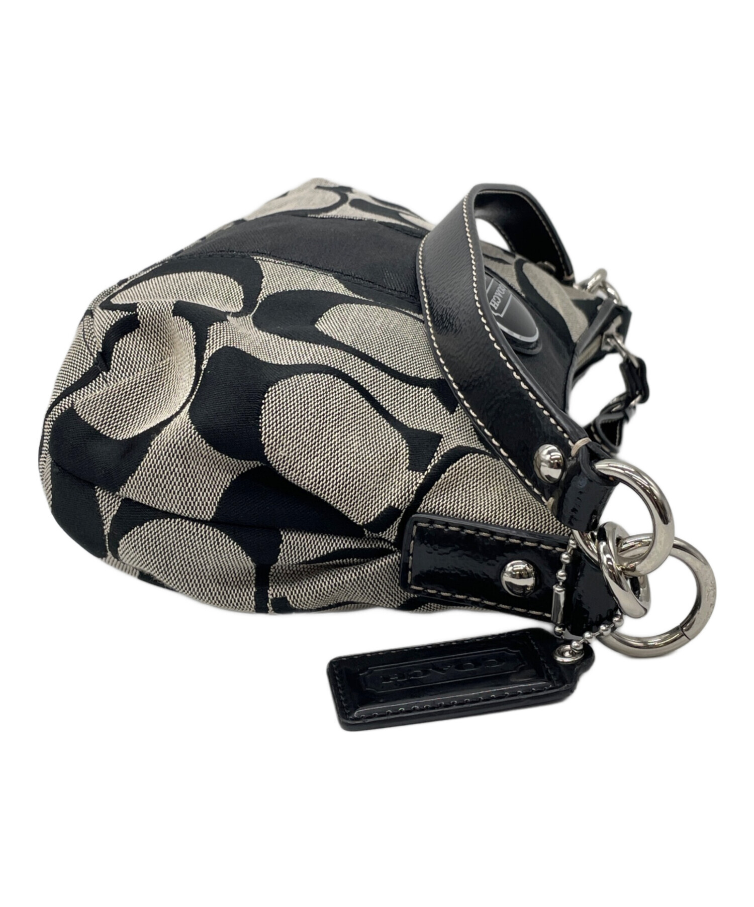 中古・古着通販】COACH (コーチ) 2WAYショルダーバッグ ブラック 
