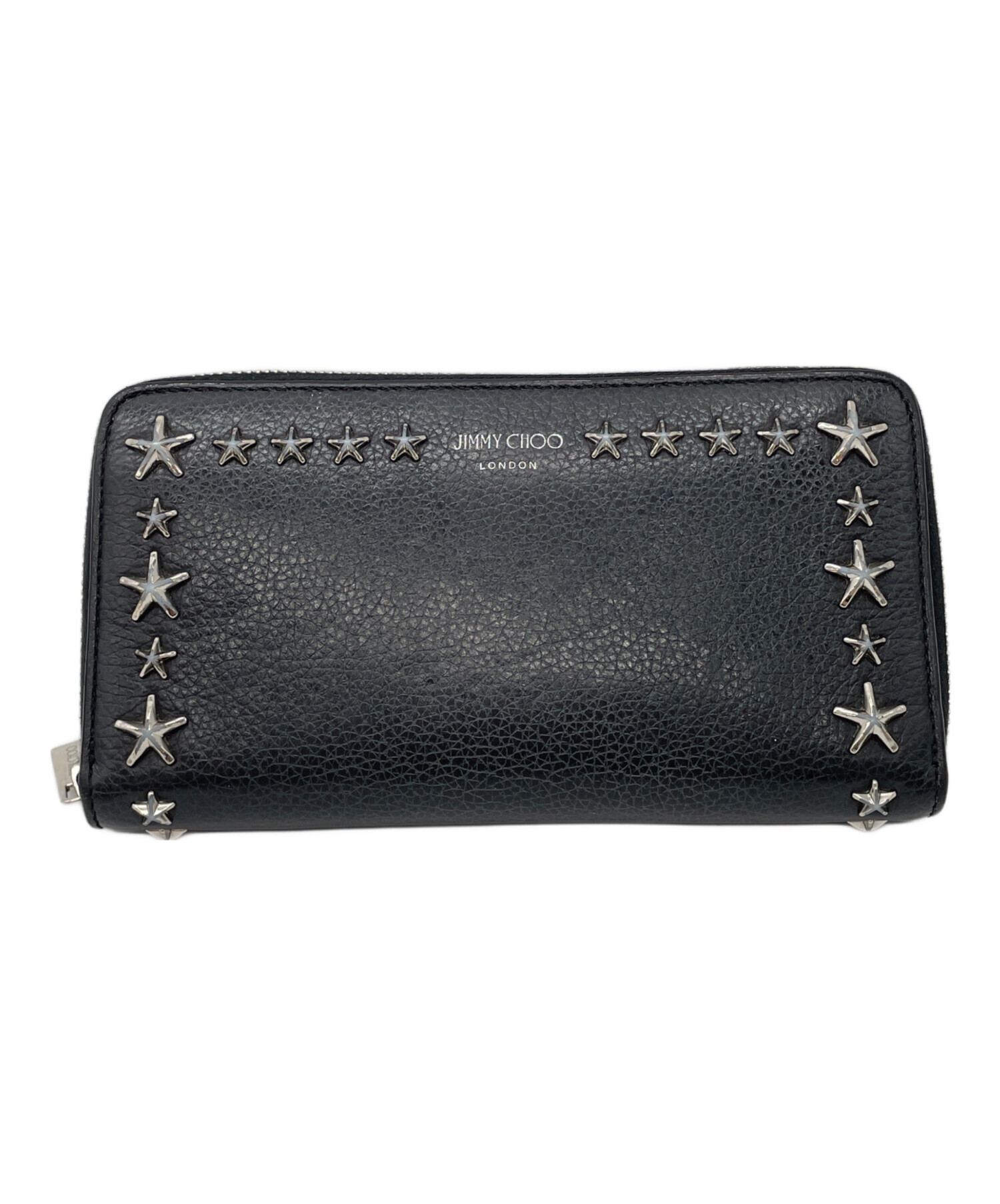 【新品未使用】JIMMY CHOO（ジミーチュウ）長財布　ブラック 中古・古着通販】JIMMY CHOO (ジミーチュウ) 長財布 ブラック