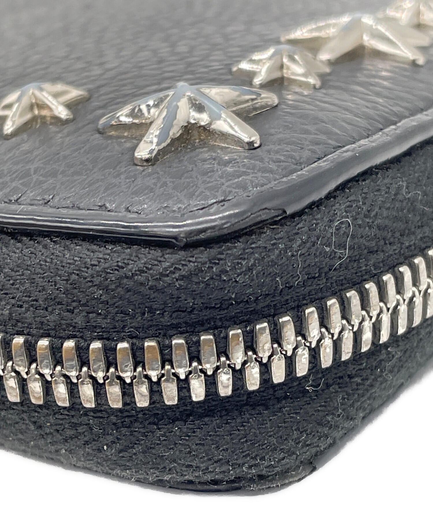 JIMMY CHOO ブラック 長財布 中古・古着通販】JIMMY CHOO (ジミーチュウ) 長財布 ブラック