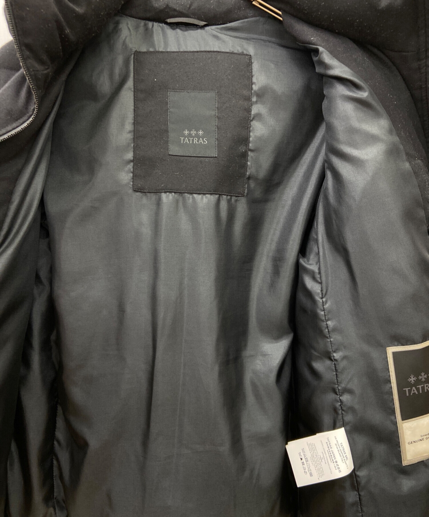 中古・古着通販】TATRAS (タトラス) ダウンジャケット ブラック サイズ