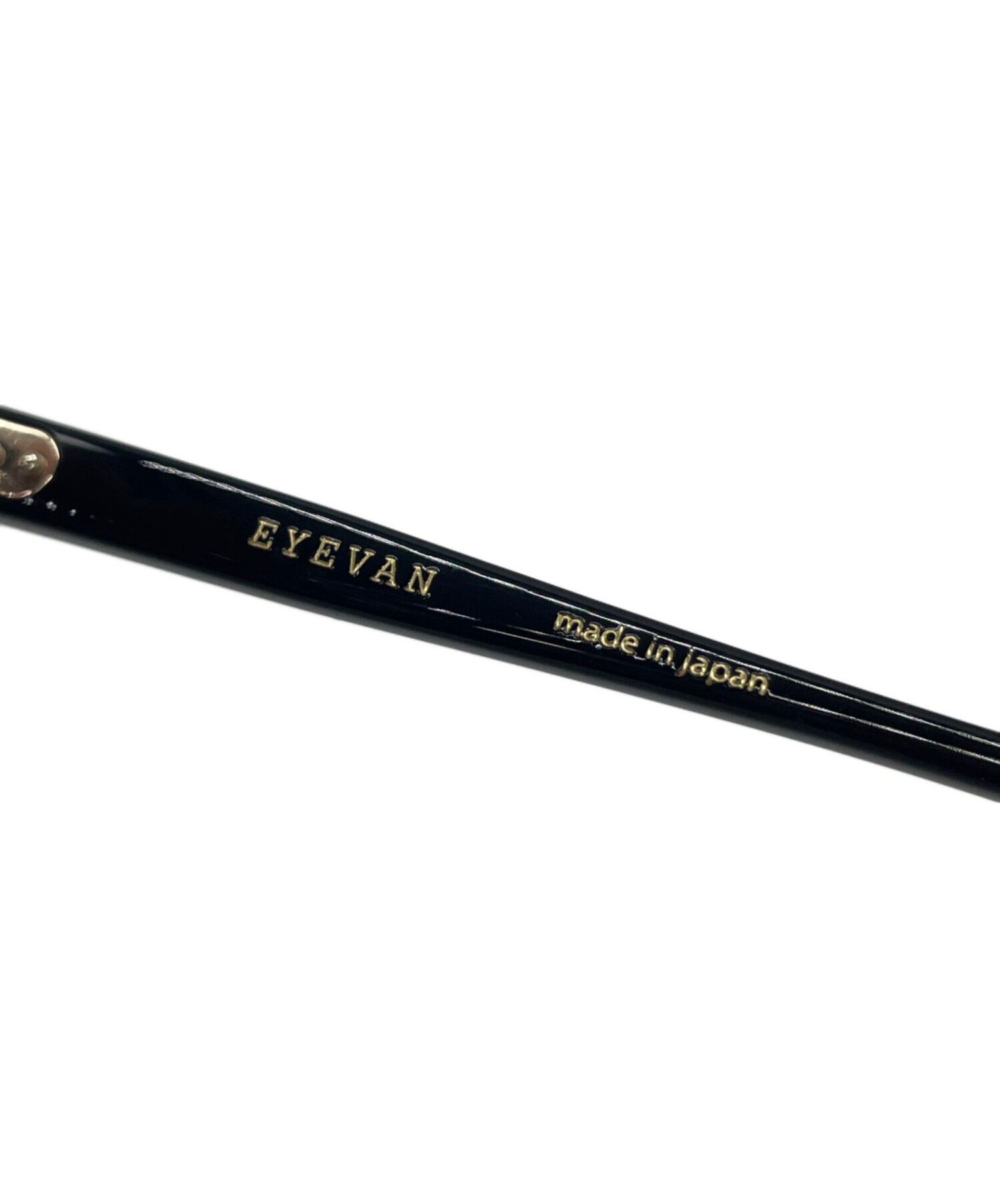中古・古着通販】EYEVAN (アイヴァン) サングラス ブラック×ゴールド