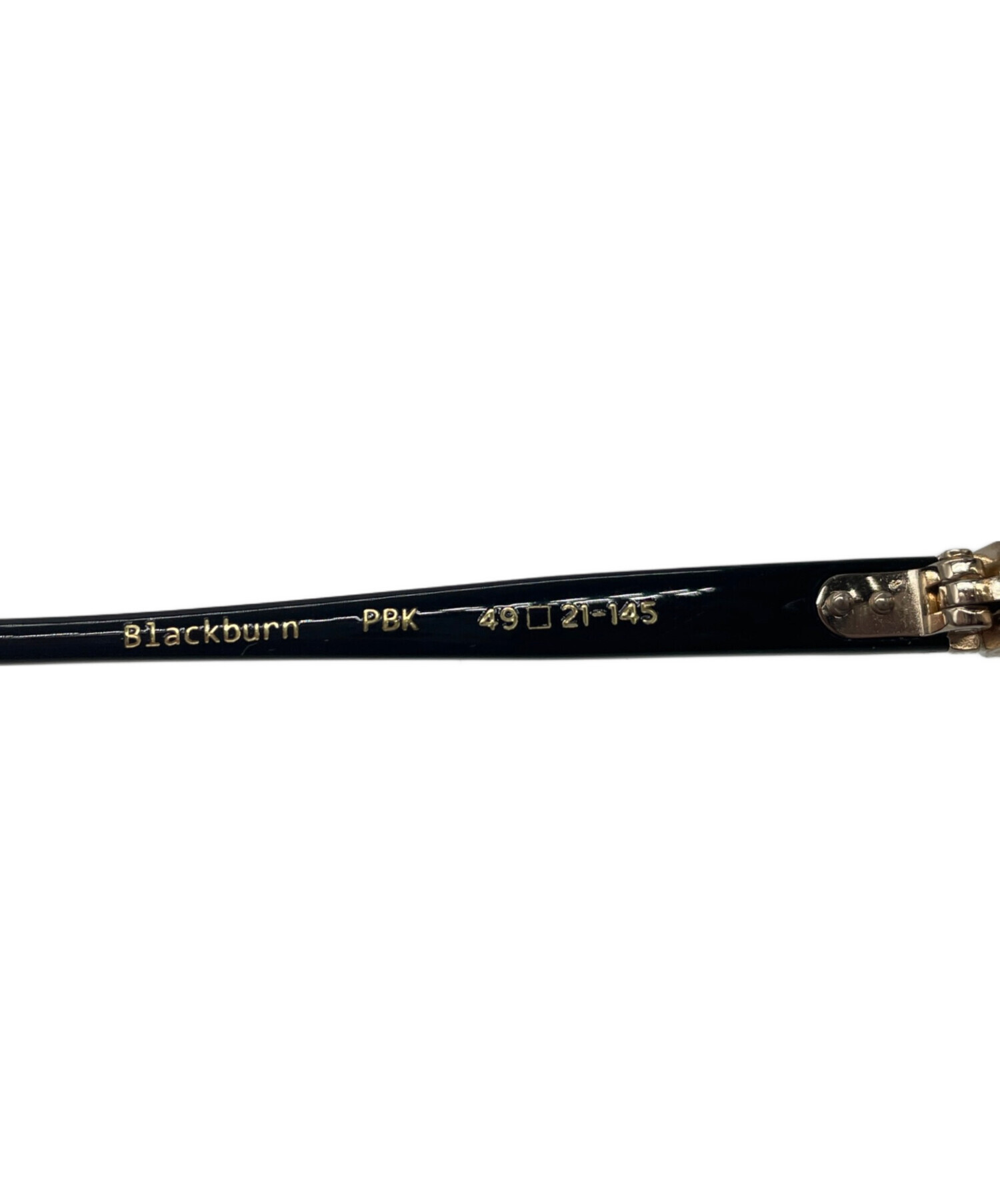 中古・古着通販】EYEVAN (アイヴァン) サングラス ブラック×ゴールド