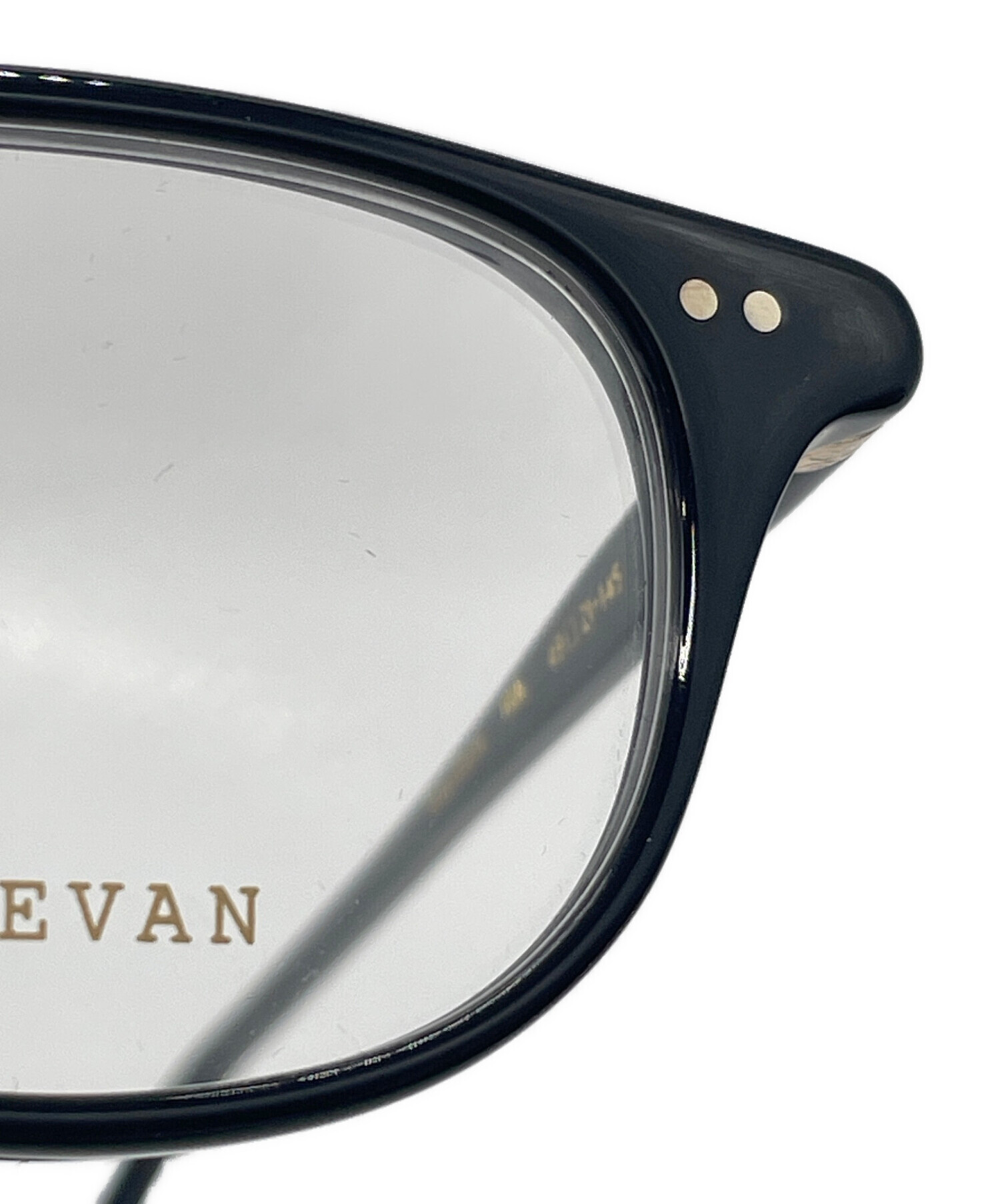 中古・古着通販】EYEVAN (アイヴァン) サングラス ブラック×ゴールド