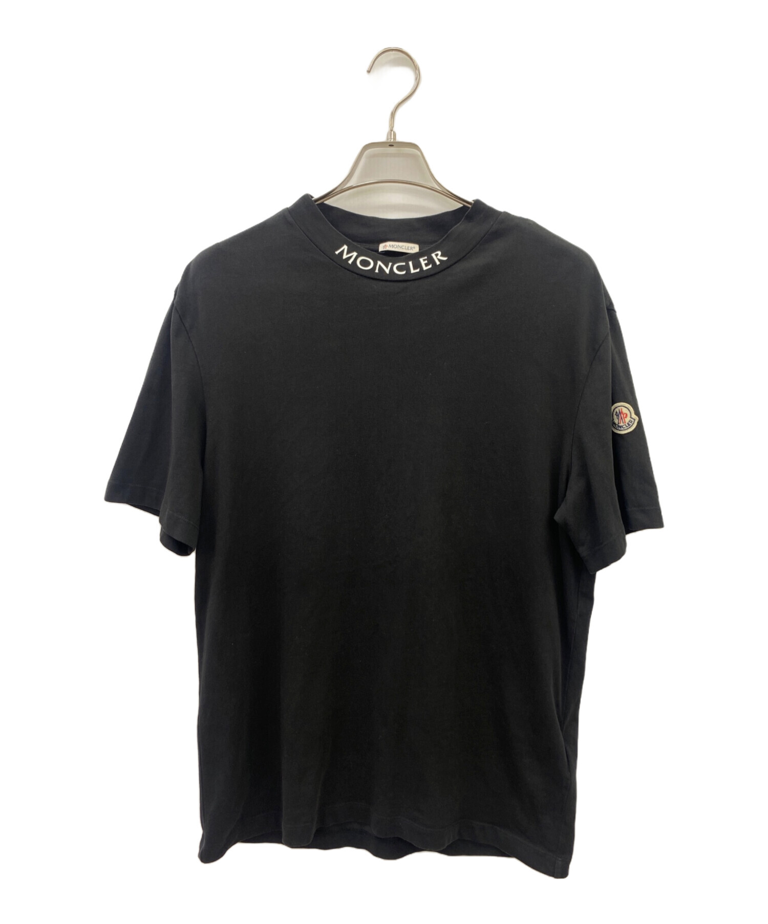 中古・古着通販】MONCLER (モンクレール) 半袖カットソー ブラック 