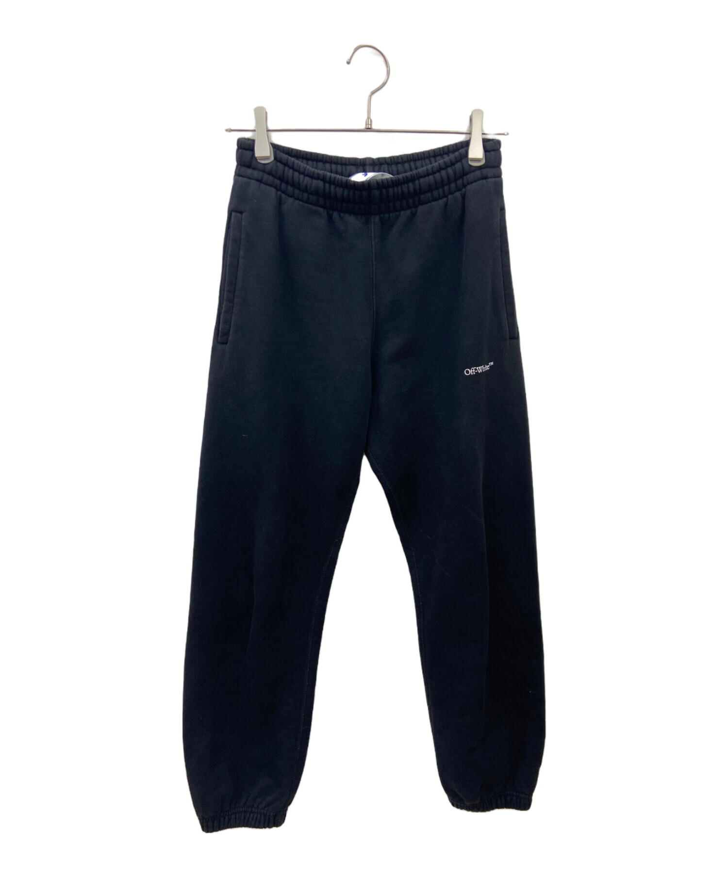 中古・古着通販】OFFWHITE (オフホワイト) スウェットパンツ ブラック