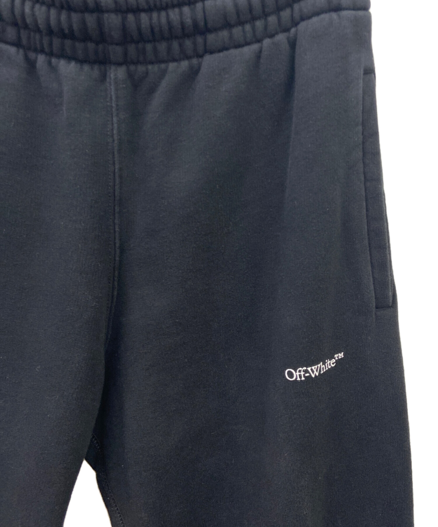 中古・古着通販】OFFWHITE (オフホワイト) スウェットパンツ ブラック