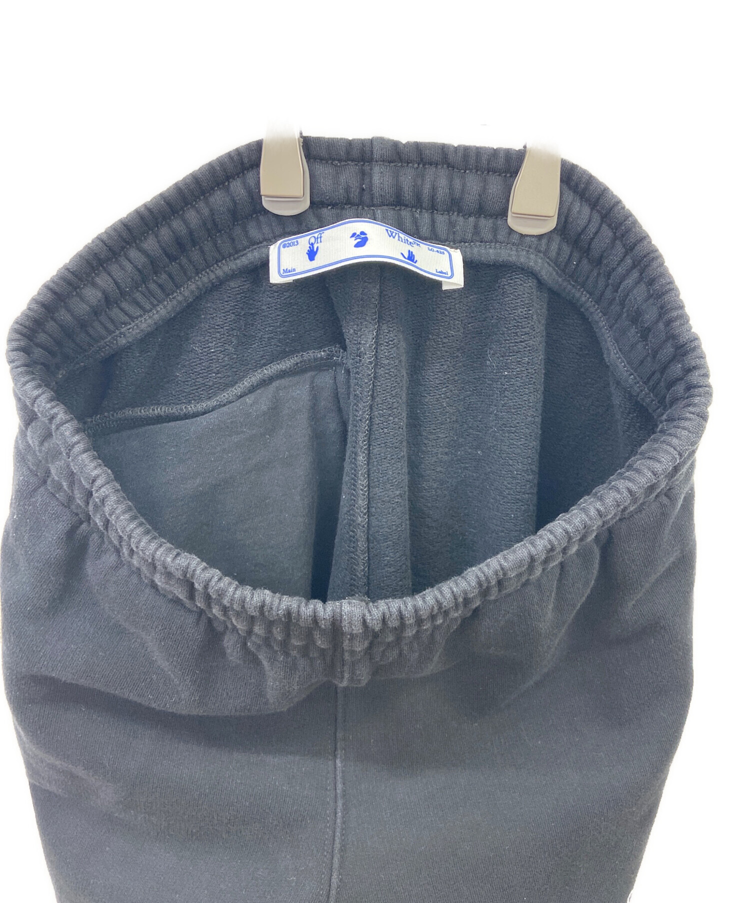 中古・古着通販】OFFWHITE (オフホワイト) スウェットパンツ ブラック
